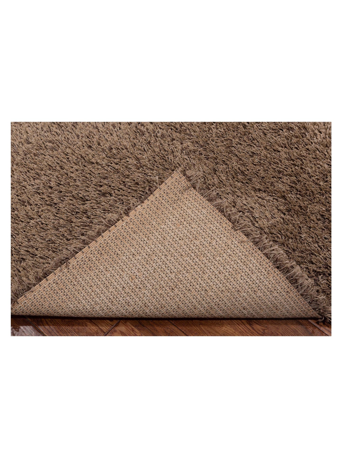 Shaggy 112981 Light Brown 7.10x11.2 Machine Made Rug