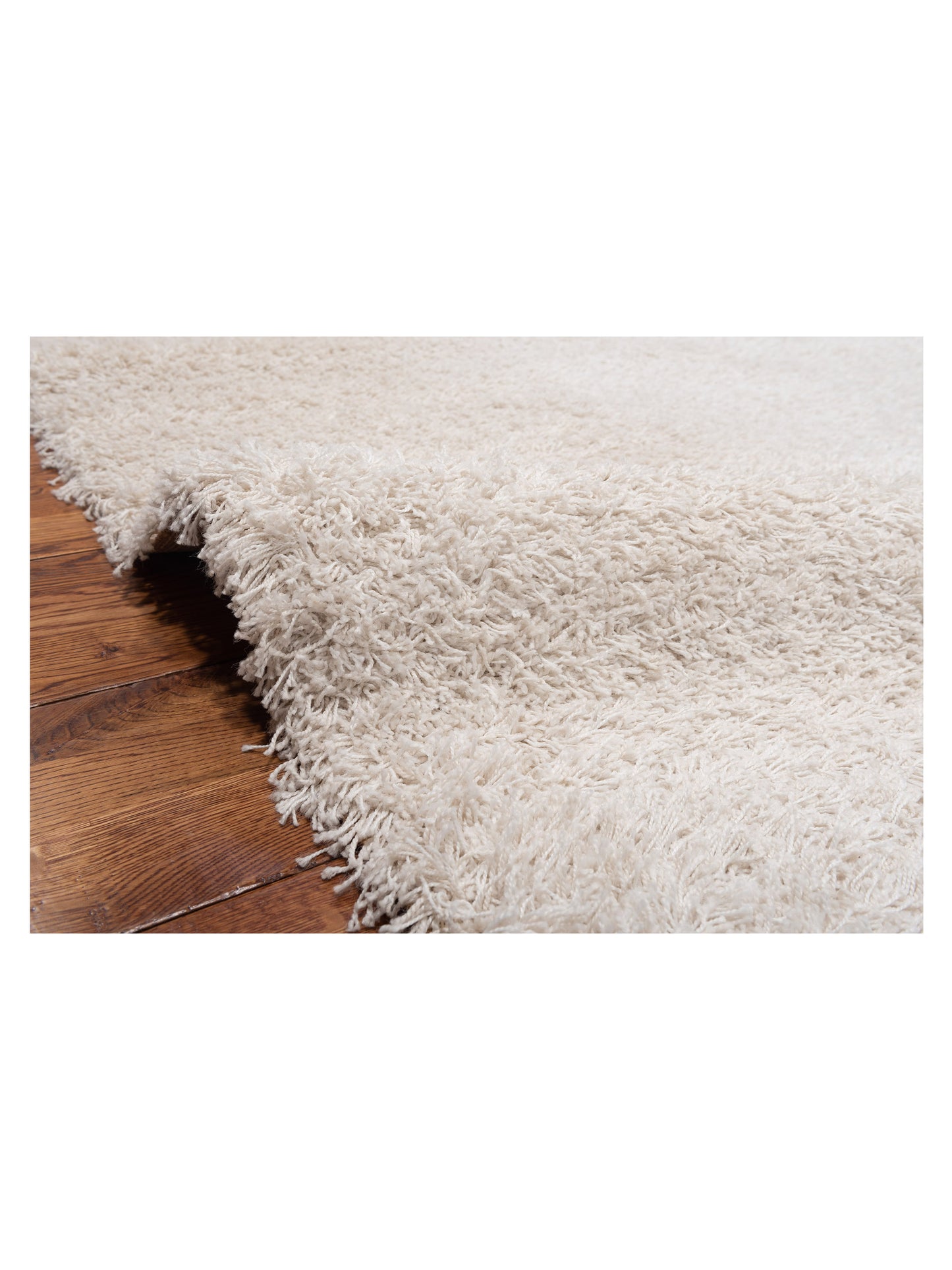 Shaggy 112987 Ivory Ivory 7.10x11.2 Machine Made Rug