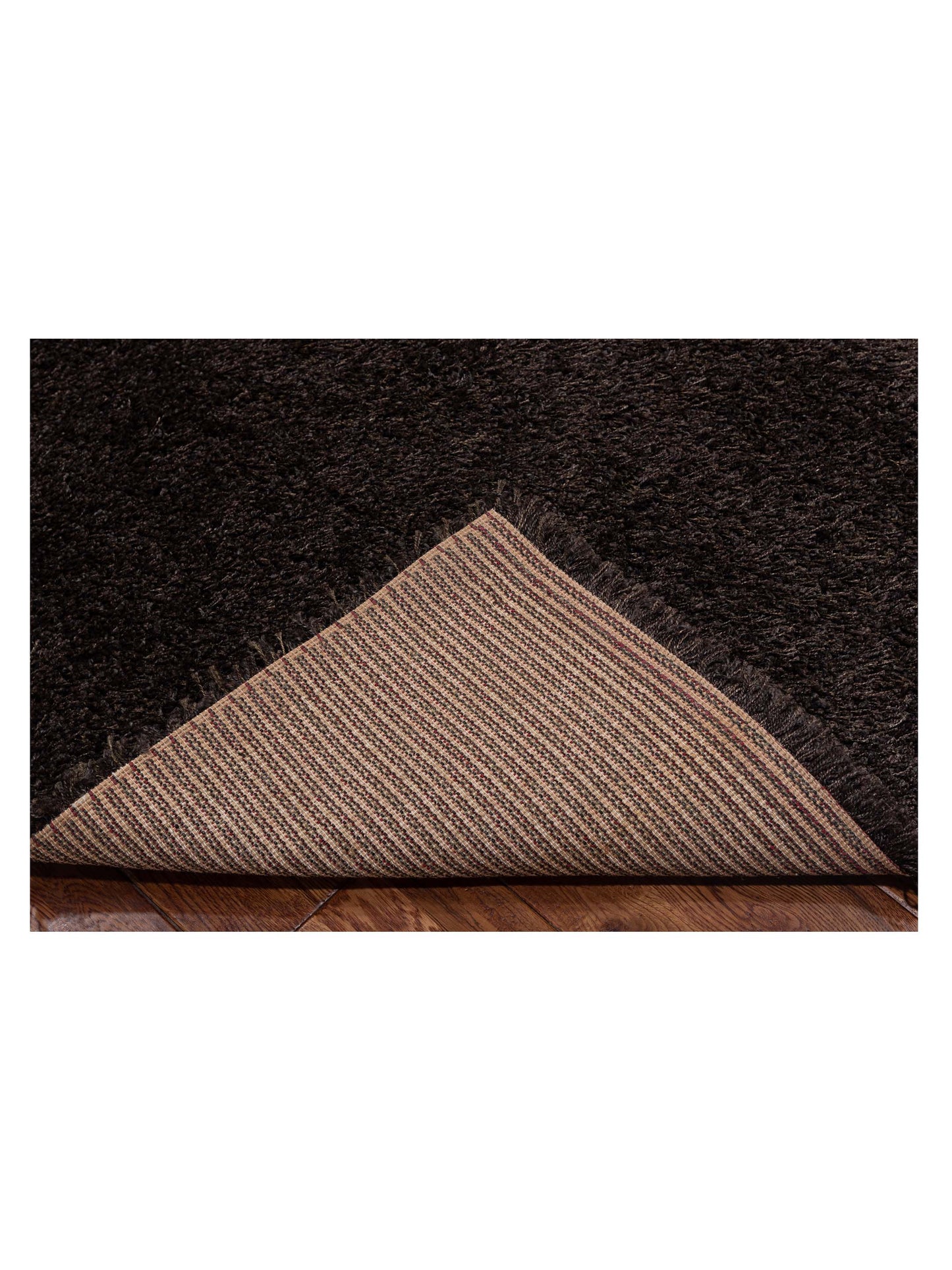 Shaggy 112989 Dark Brown 7.10x11.2 Machine Made Rug