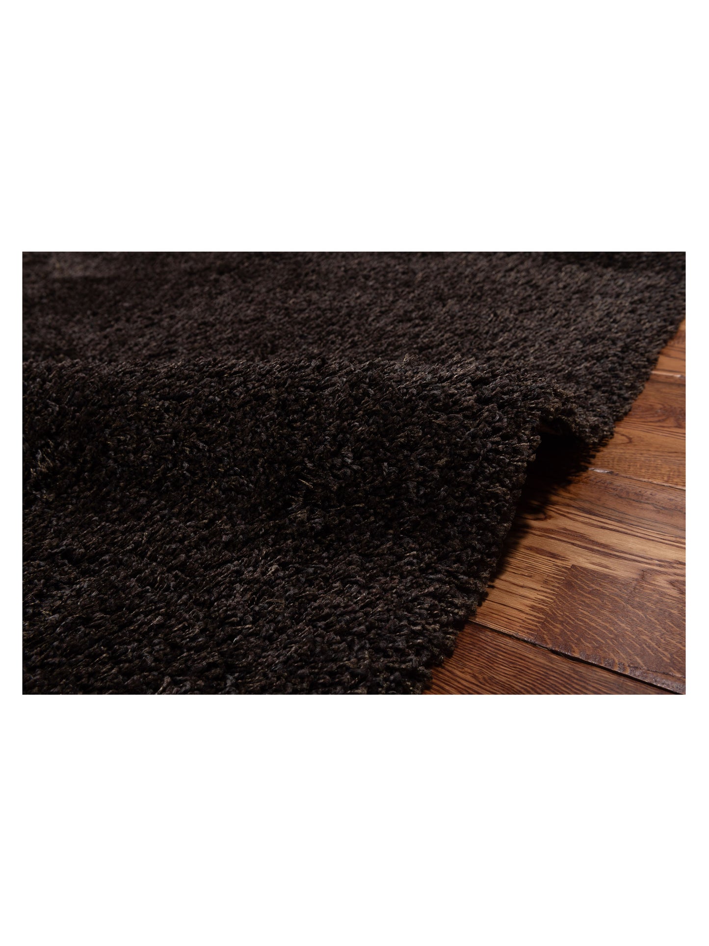 Shaggy 112989 Dark Brown 7.10x11.2 Machine Made Rug