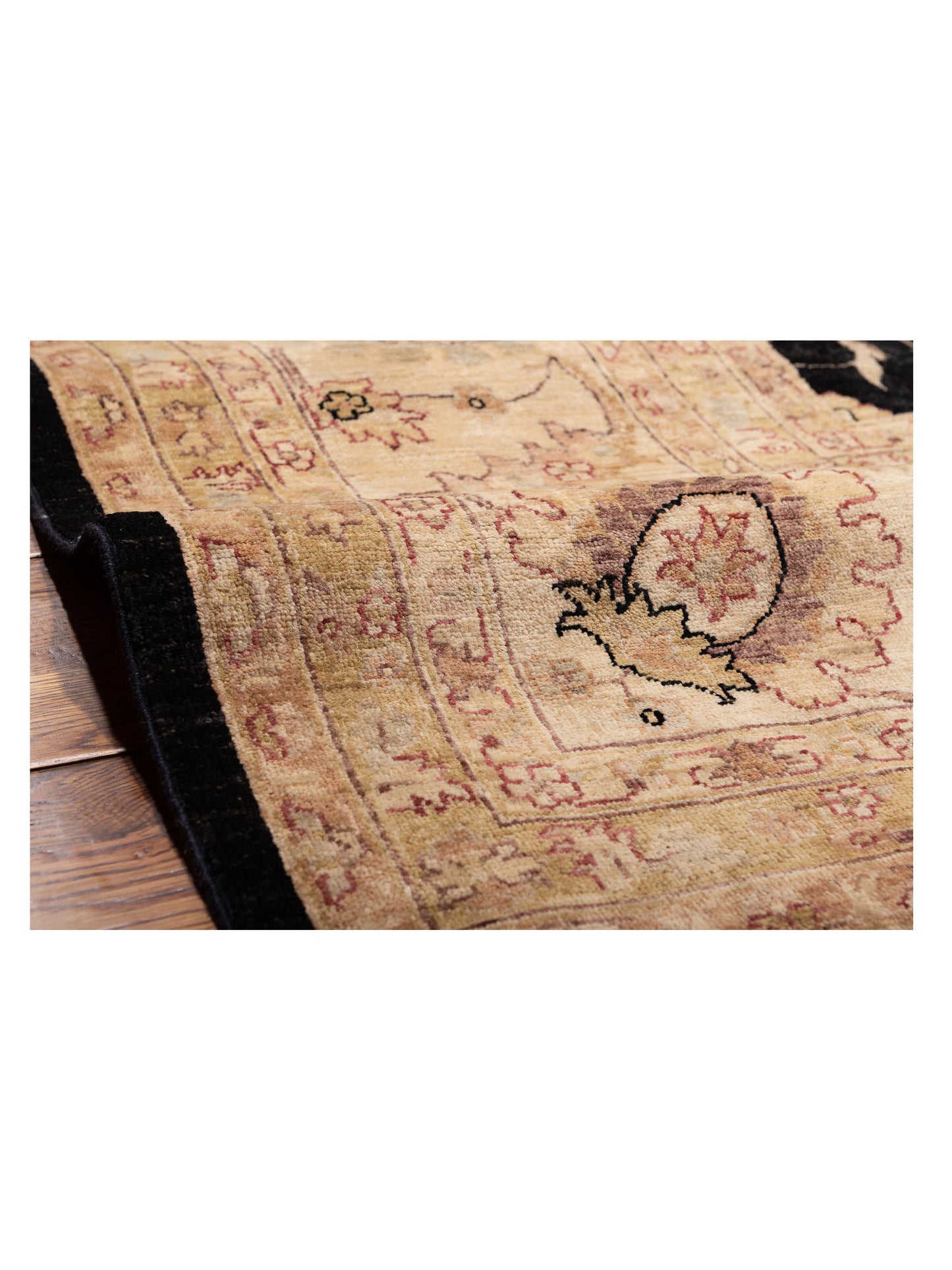 Sultan 113001 Black Ivory 12x15 Hand Knotted Rug