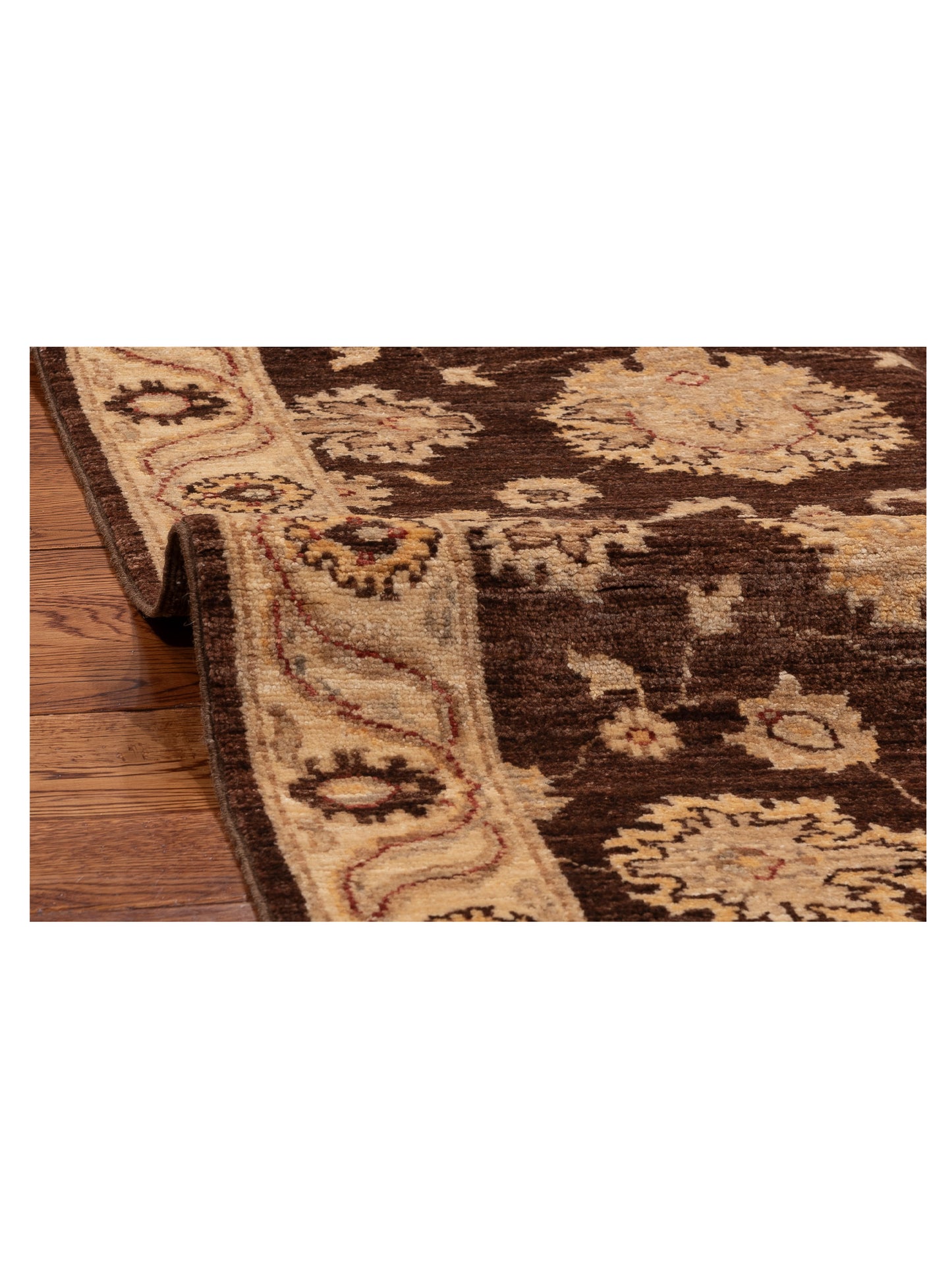 Sultan 113016 Brown Ivory 2.6x12 Hand Knotted Rug