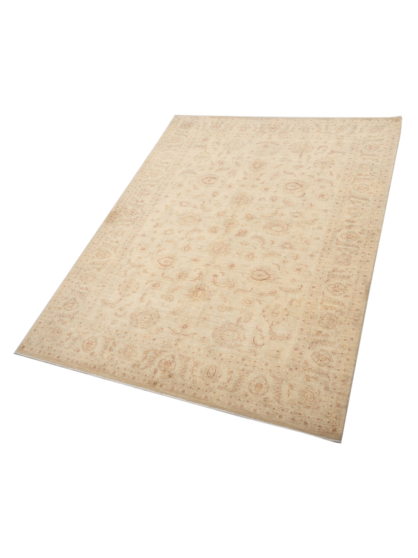 Sultan 113061 Ivory Ivory 8.2x10.10 Hand Knotted Rug