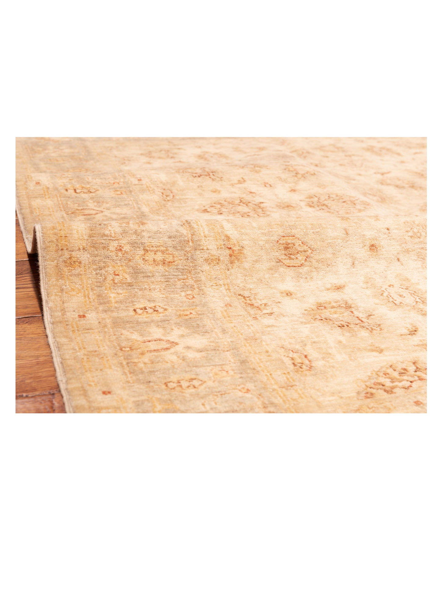 Sultan 113066 Ivory Silver 5x6.3 Hand Knotted Rug