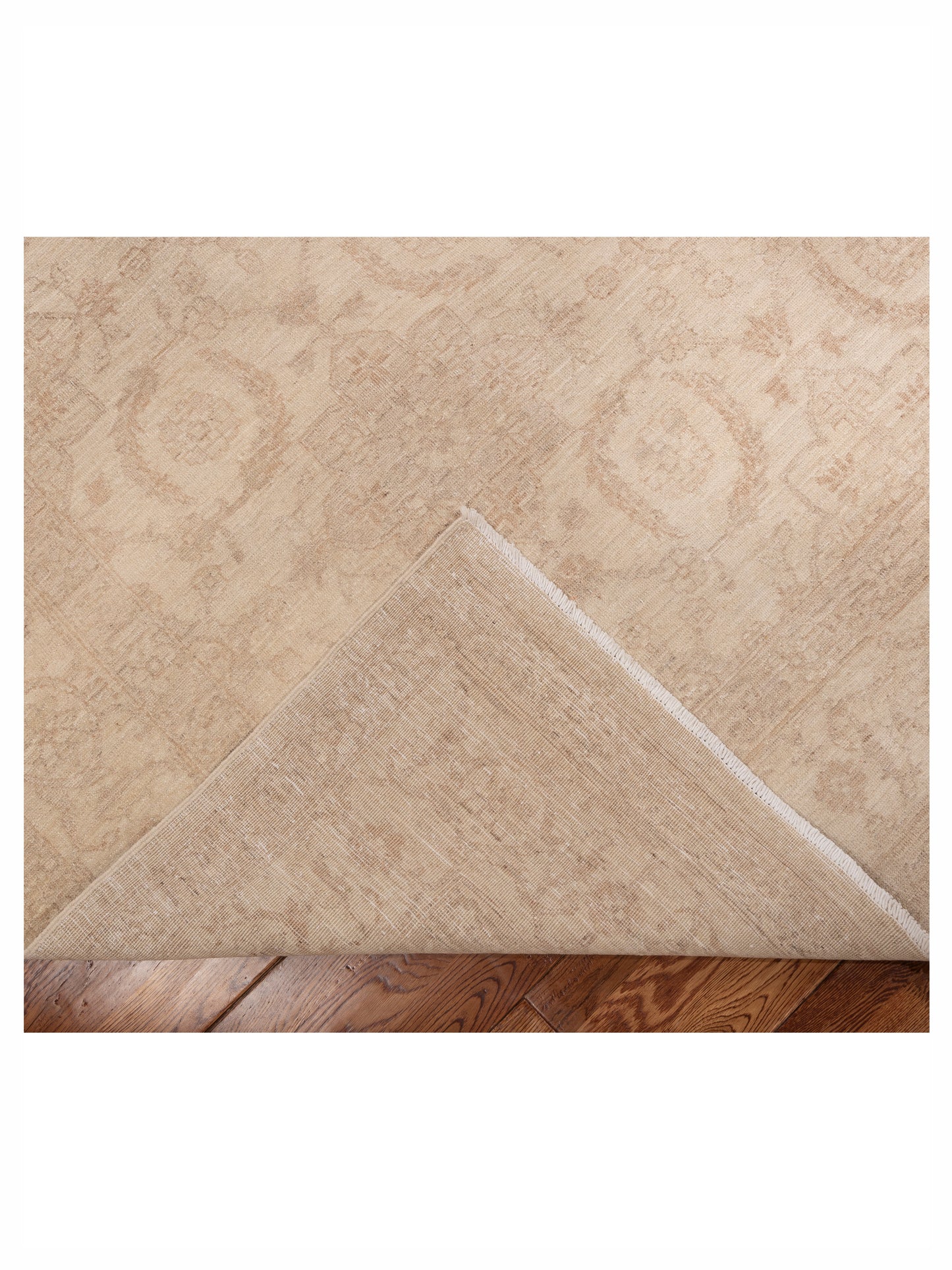 Laila 113087 Ivory Ivory 8.3x11.4 Hand Knotted Rug