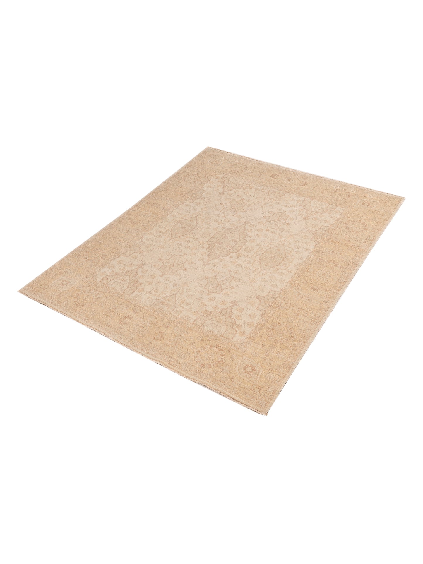 Laila 113092 Ivory Gold 6.5x7.10 Hand Knotted Rug