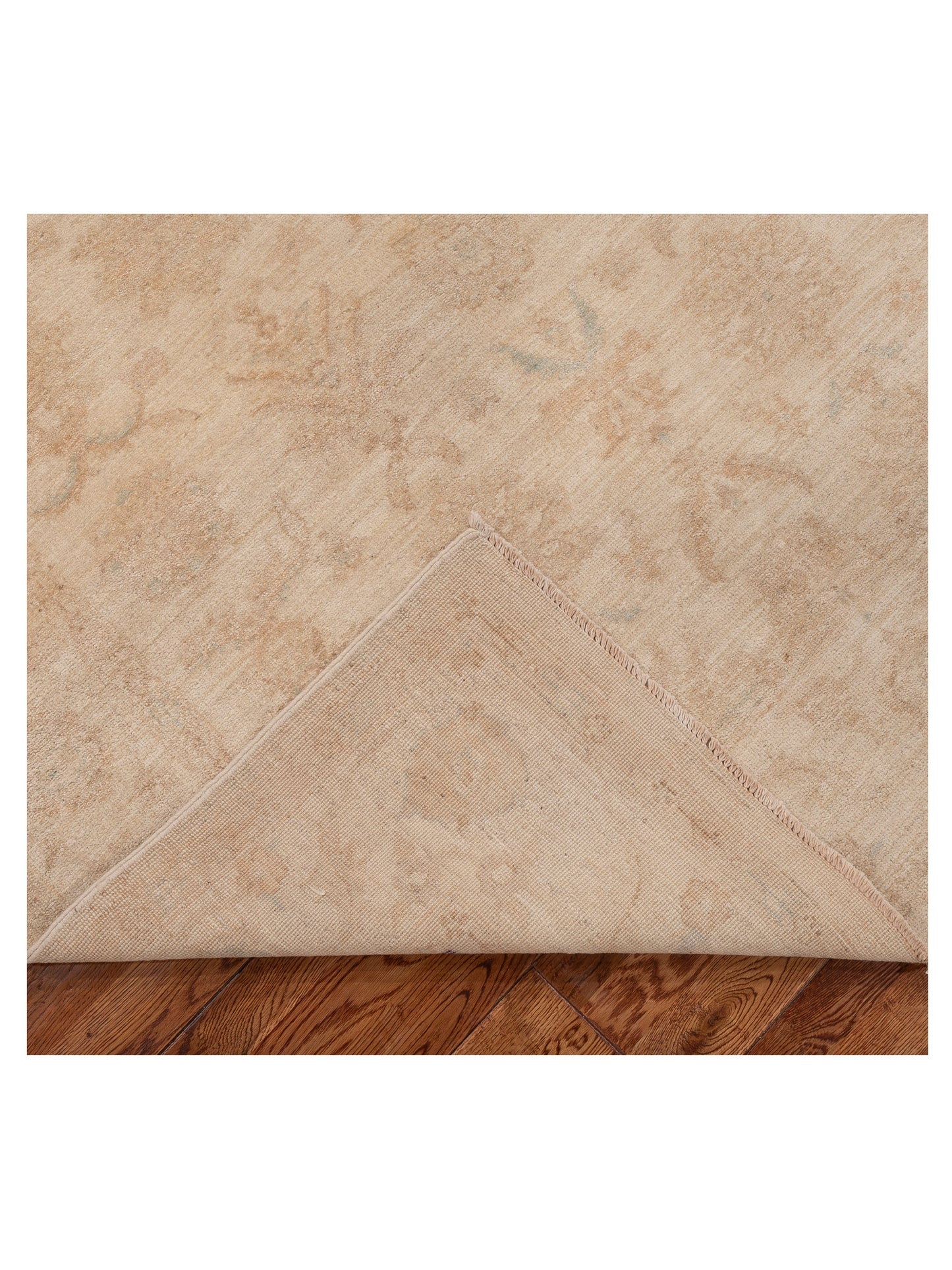 Laila 113097 Ivory Ivory 5.6x7.11 Hand Knotted Rug