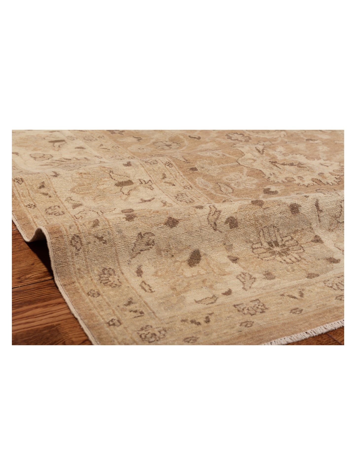 Laila 113112 Brown Beige 8.8x11.10 Hand Knotted Rug