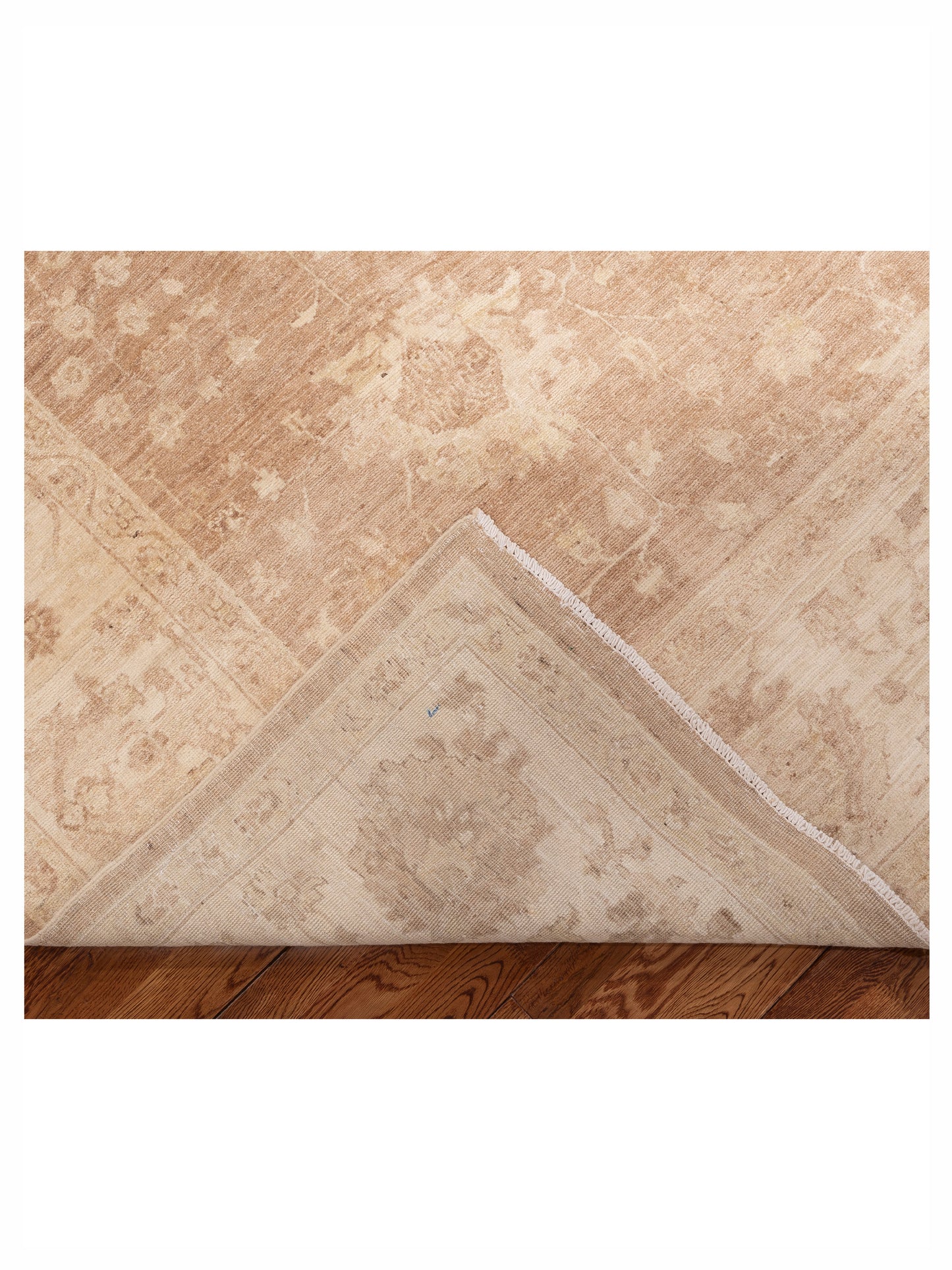 Laila 113113 Brown Ivory 8.1x10.4 Hand Knotted Rug