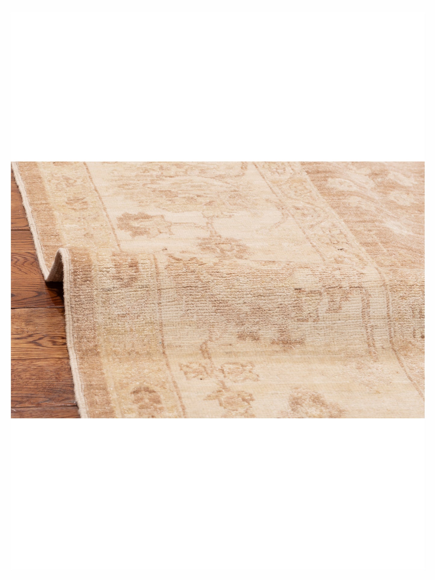 Laila 113113 Brown Ivory 8.1x10.4 Hand Knotted Rug