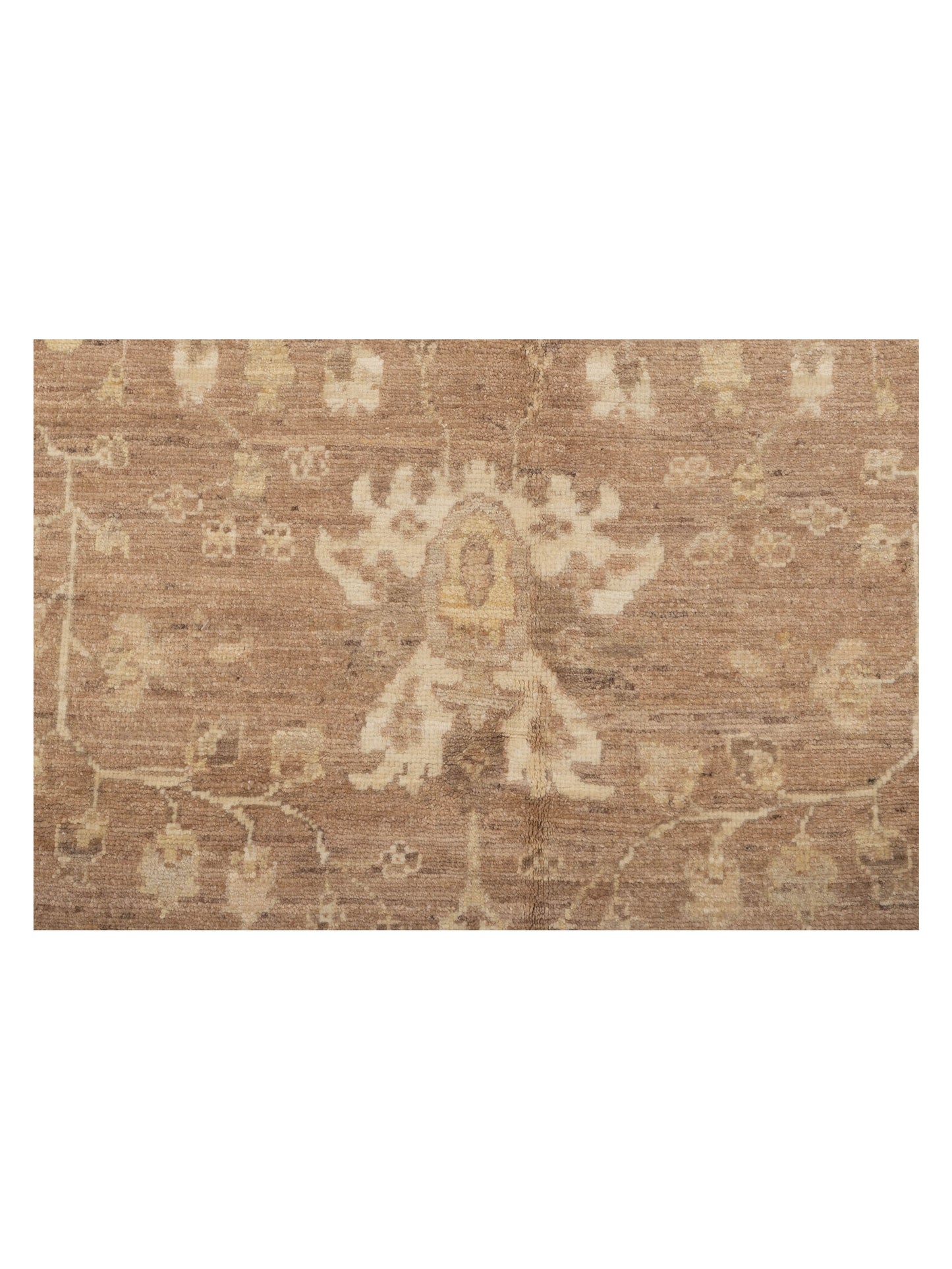 Laila 113113 Brown Ivory 8.1x10.4 Hand Knotted Rug