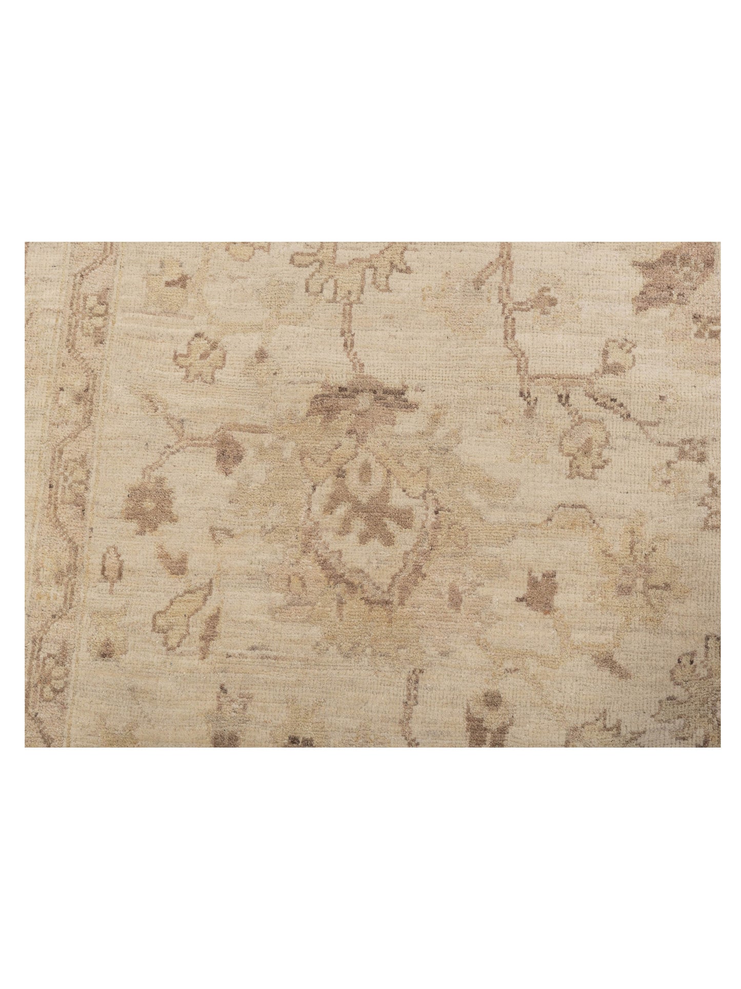 Laila 113124 Ivory Ivory 6.3x8.5 Hand Knotted Rug