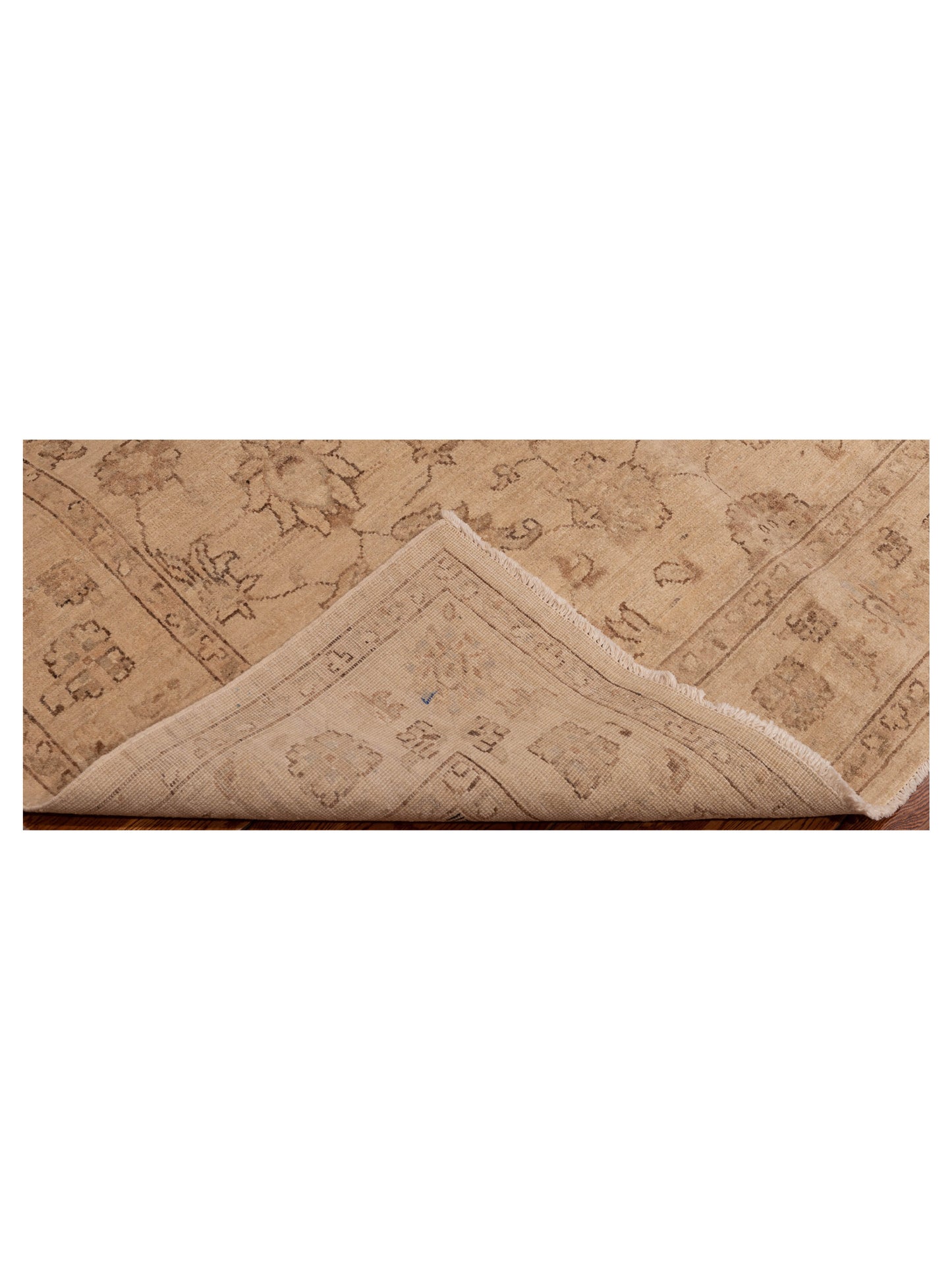 Laila 113127 Ivory Ivory 5.9x8.1 Hand Knotted Rug
