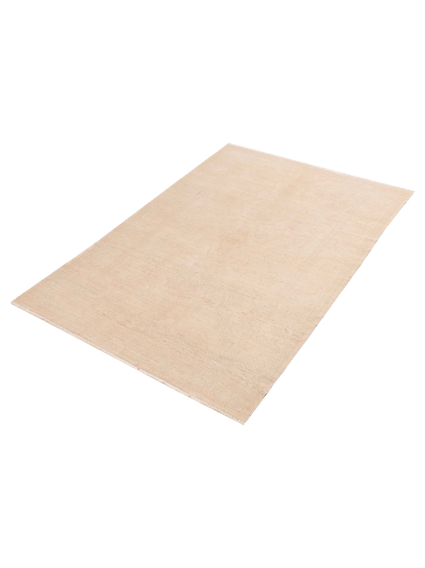 Ceyhan Jade Ivory Dark Brown 6.3x9 Hand Knotted Rug