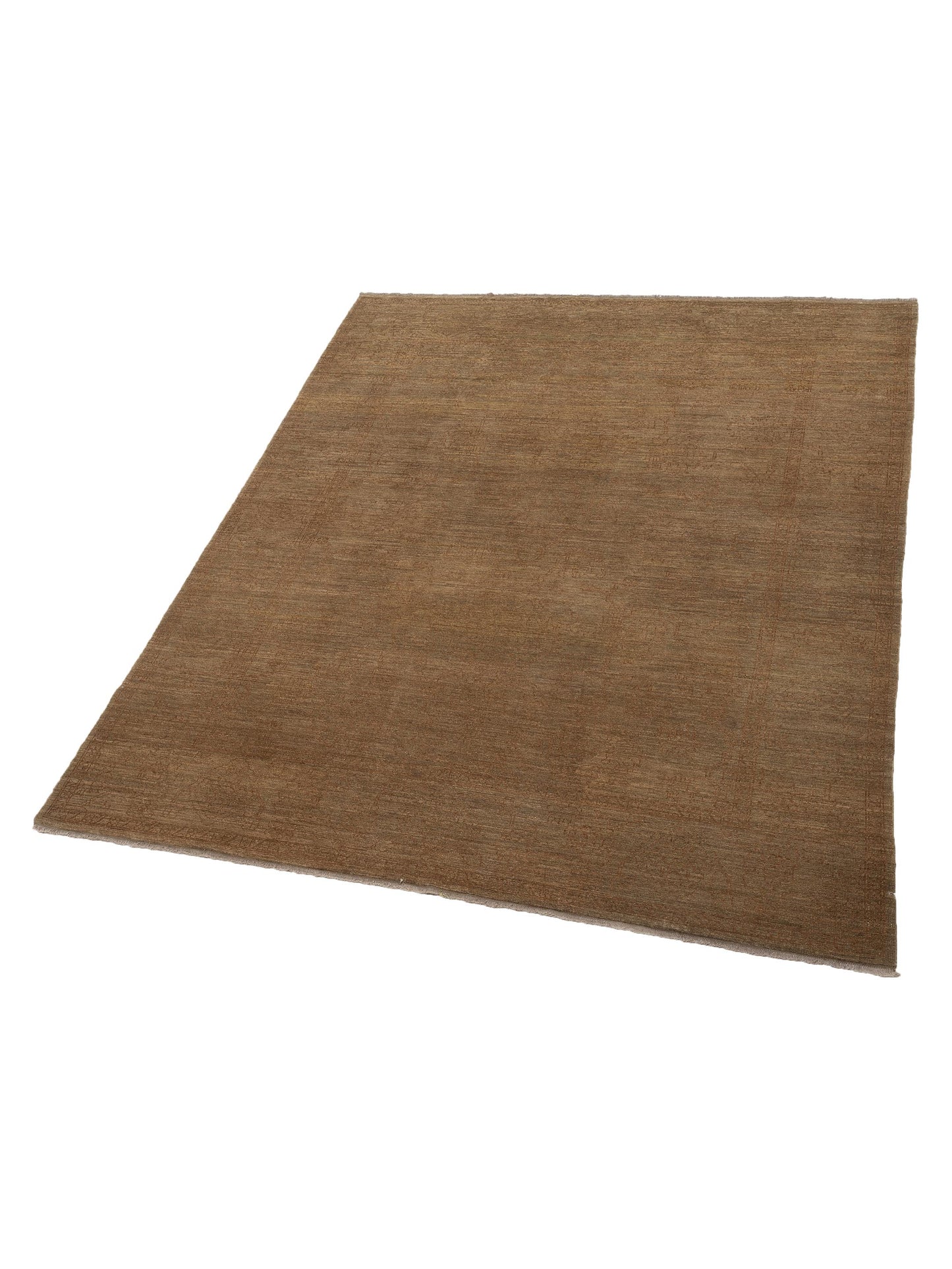 Ceyhan Jade Brown Brown 8.2x9.11 Hand Knotted Rug