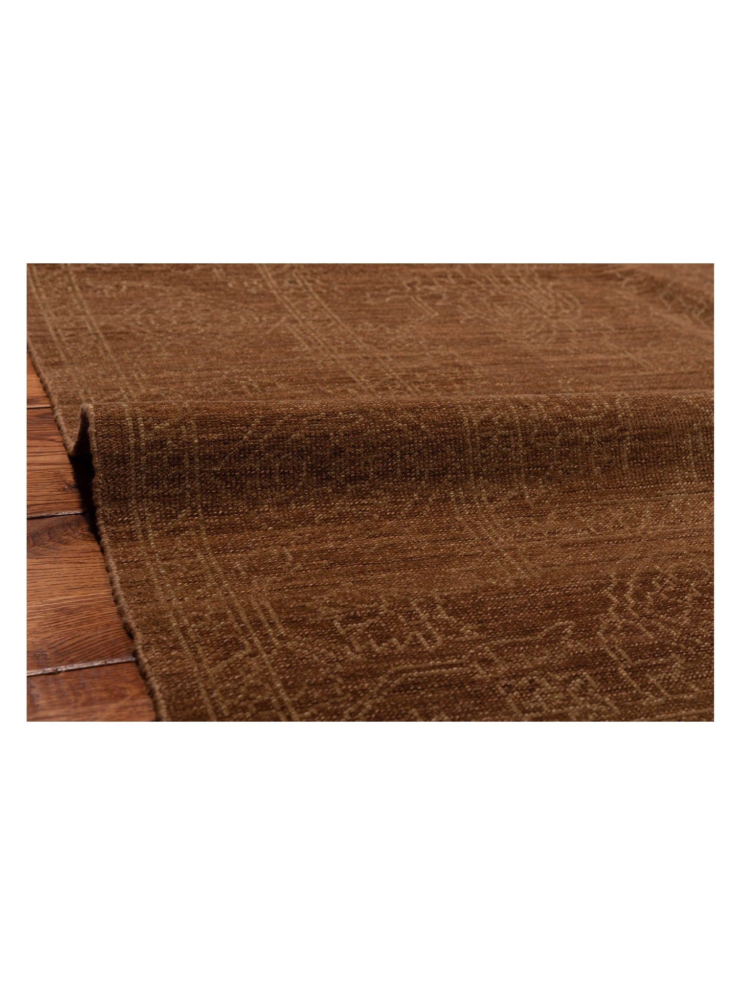 Ceyhan Jade Brown Brown 6.1x9 Hand Knotted Rug
