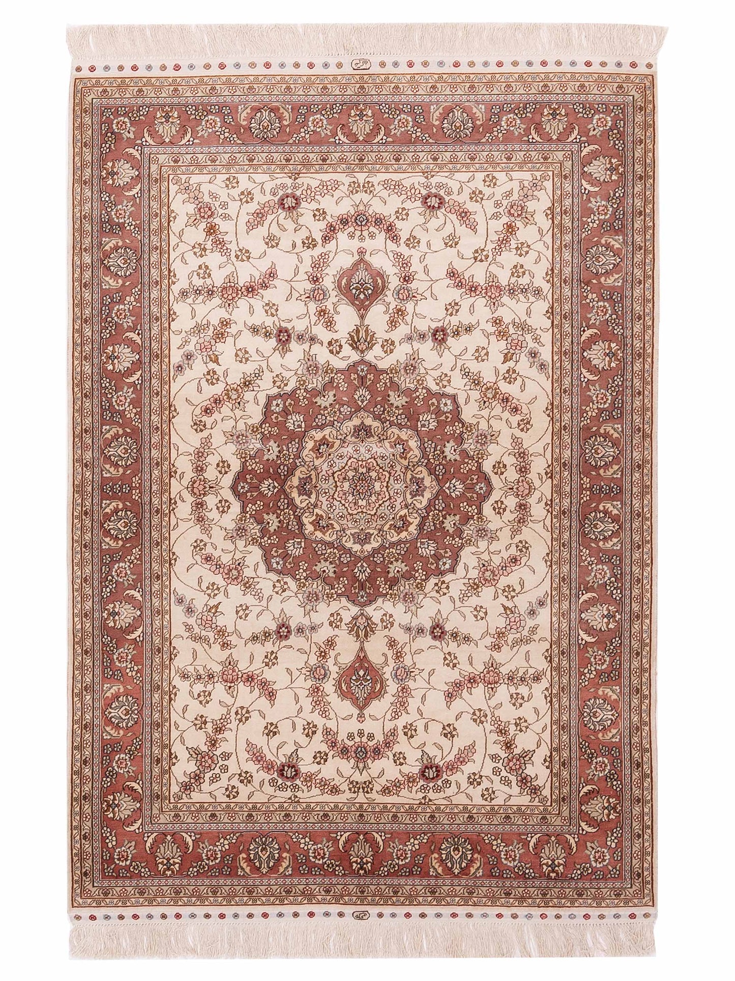 Pasha Elegance  Ivory Pink Traditional