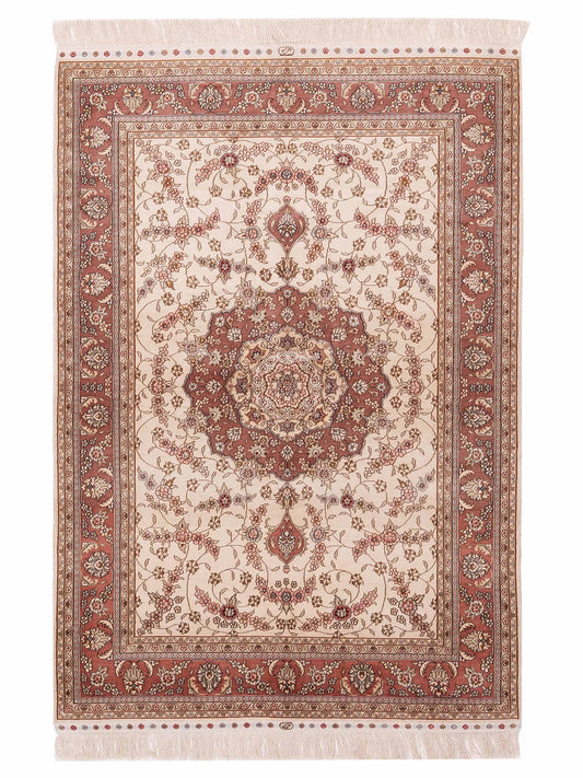 Pasha Elegance  Ivory Pink Traditional