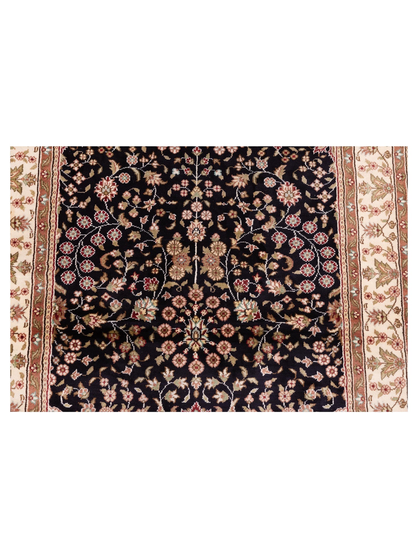 Elegance 113714 Black Ivory 2.8x6.2 Hand Knotted Rug