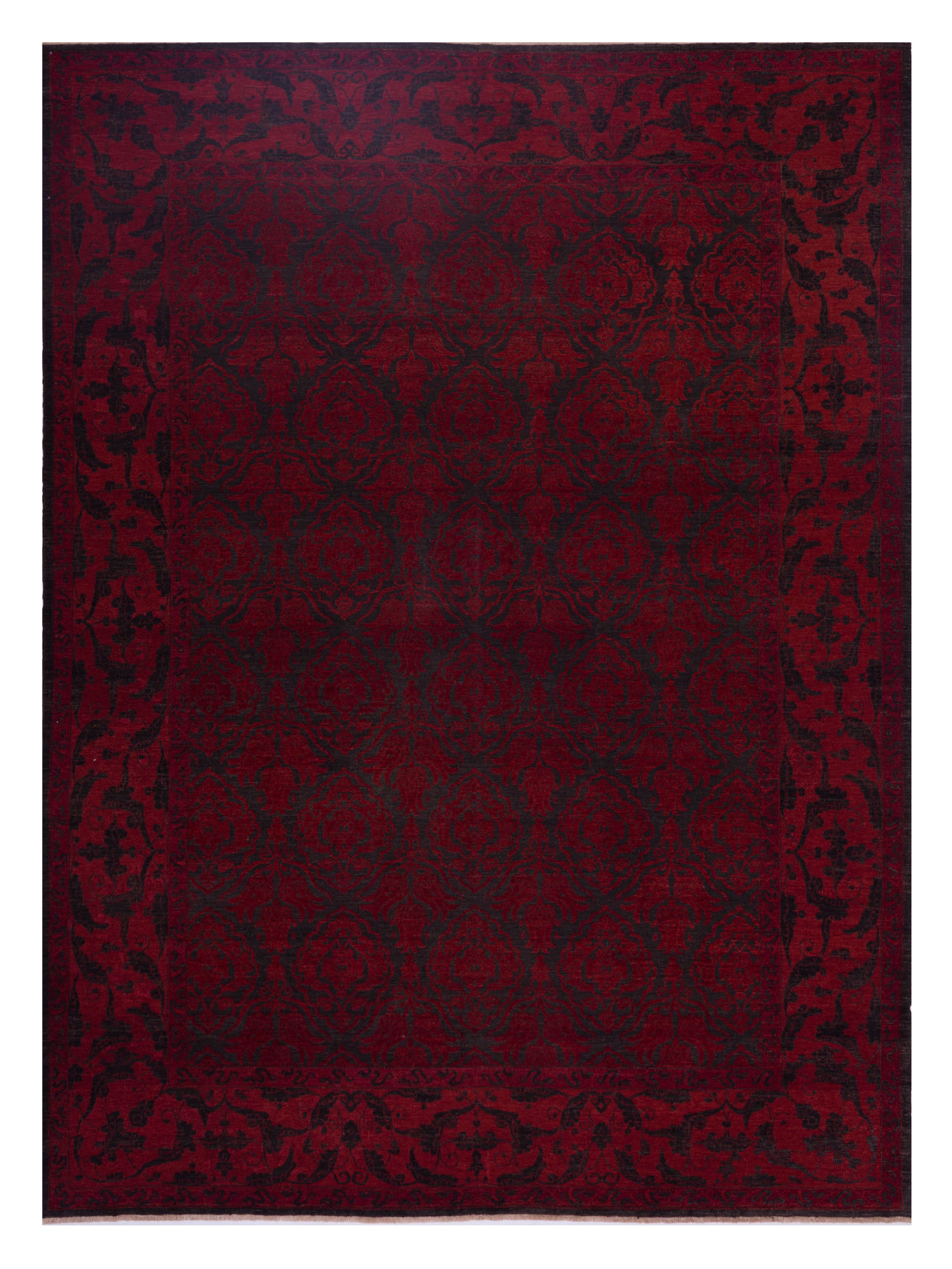 Pasha Defne  Charcoal Red Transitional