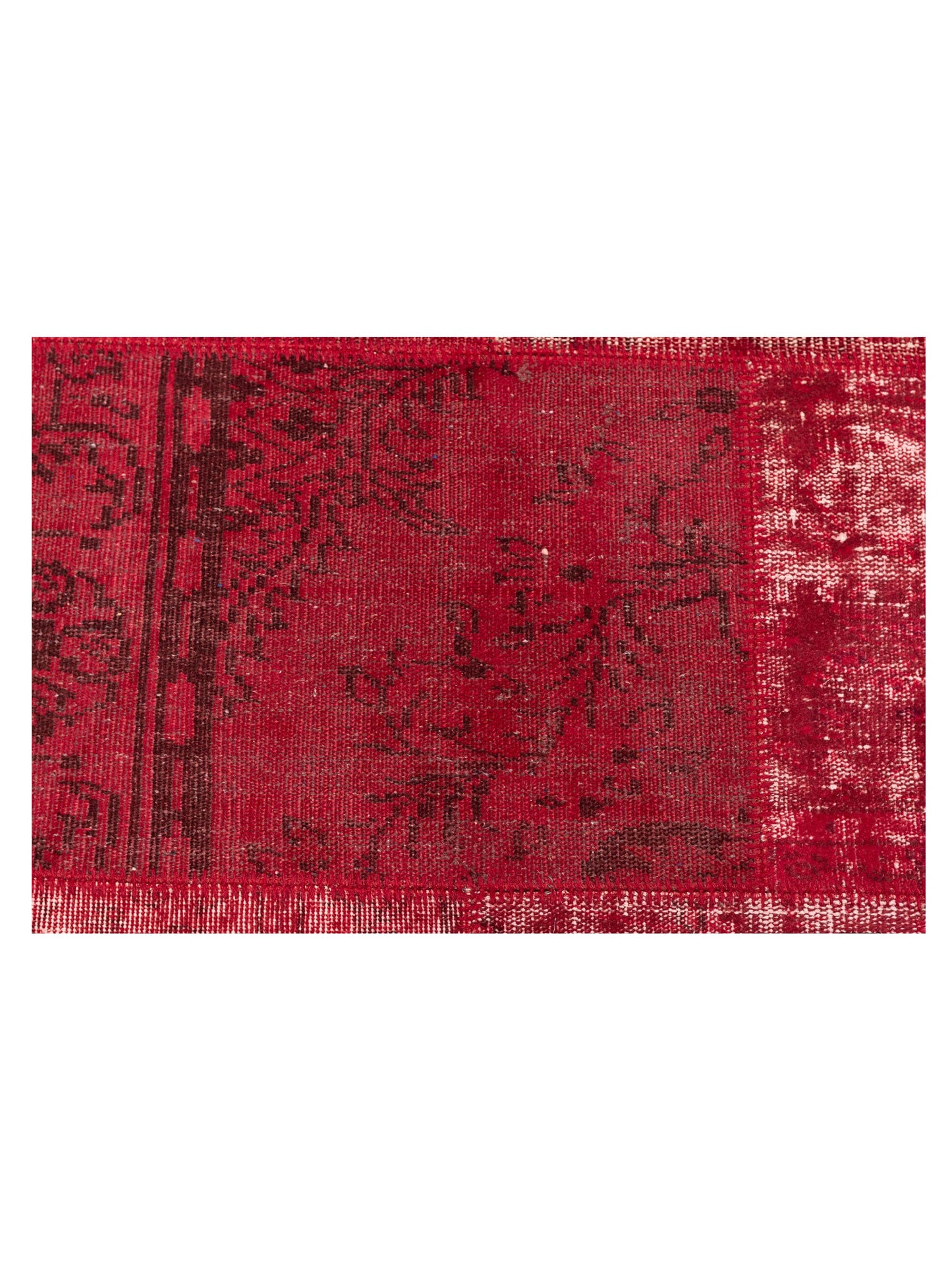 Turkish Vestige Patchwork 114061 Red 9x12 Hand Knotted Rug