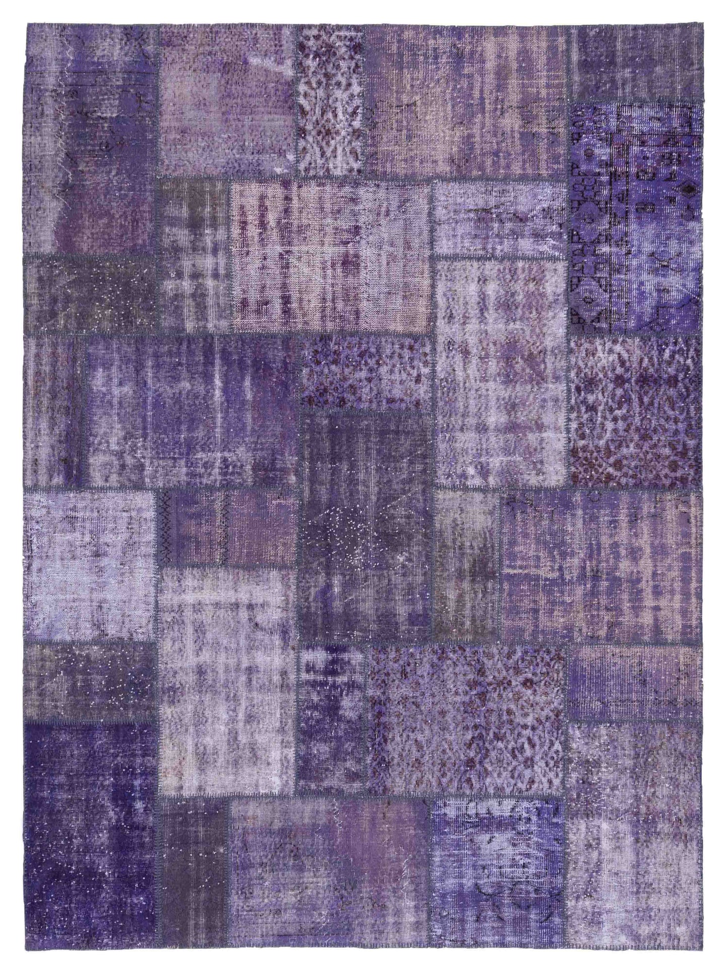 Pasha Turkish Vestige Patchwork Purple Contemporary