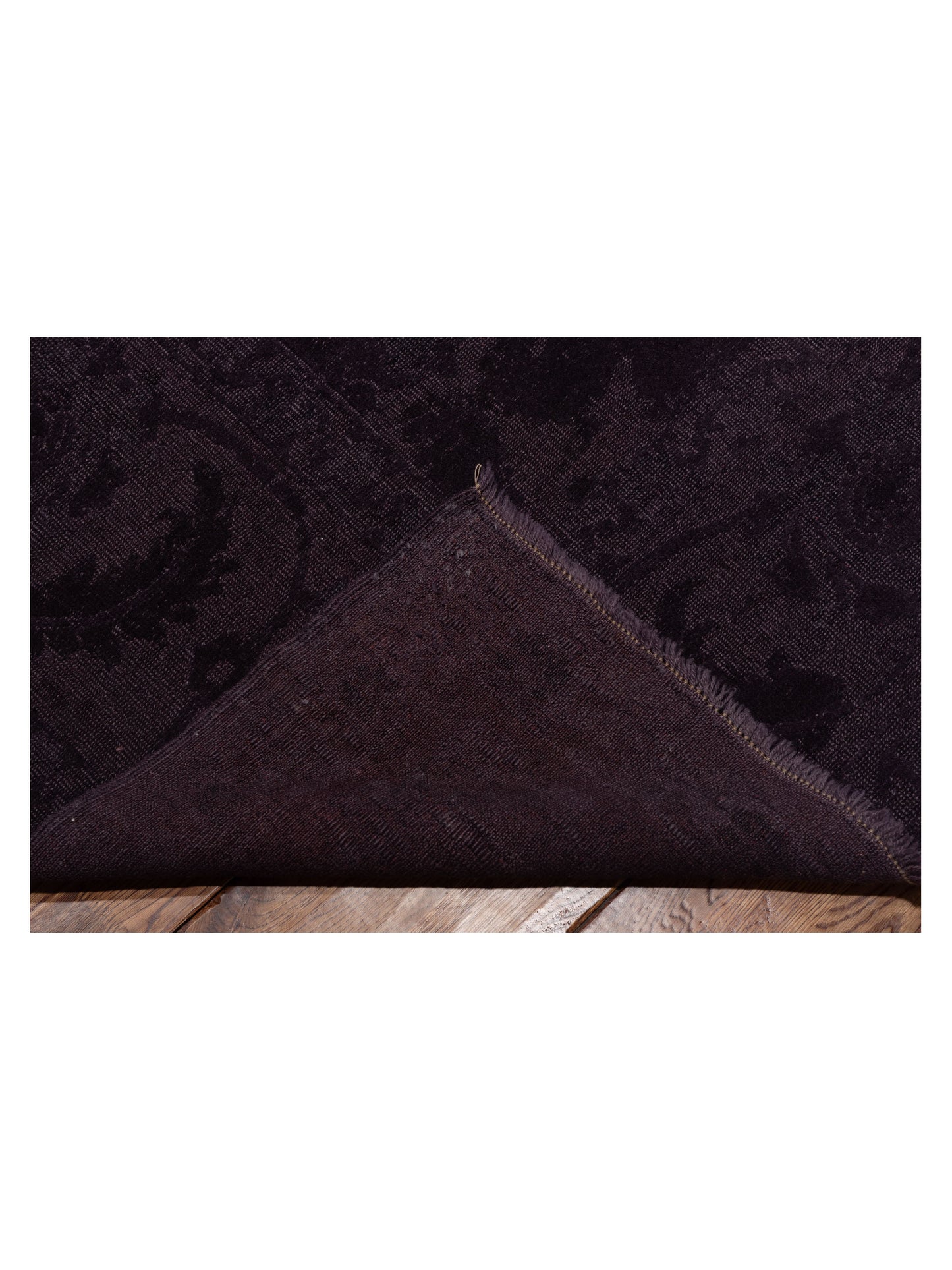 Vintage 114222 Plum 9.4x12.4 Hand Knotted Rug