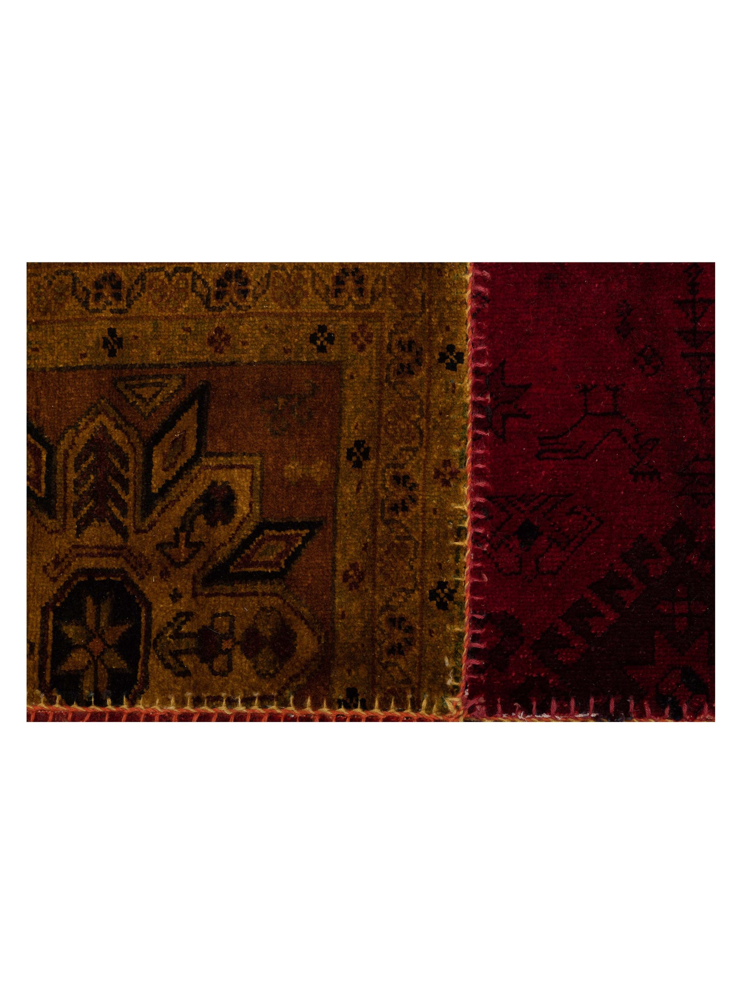 Turkish Vestige Patchwork 114224 Multi 10.6x10.6 Hand Knotted Rug