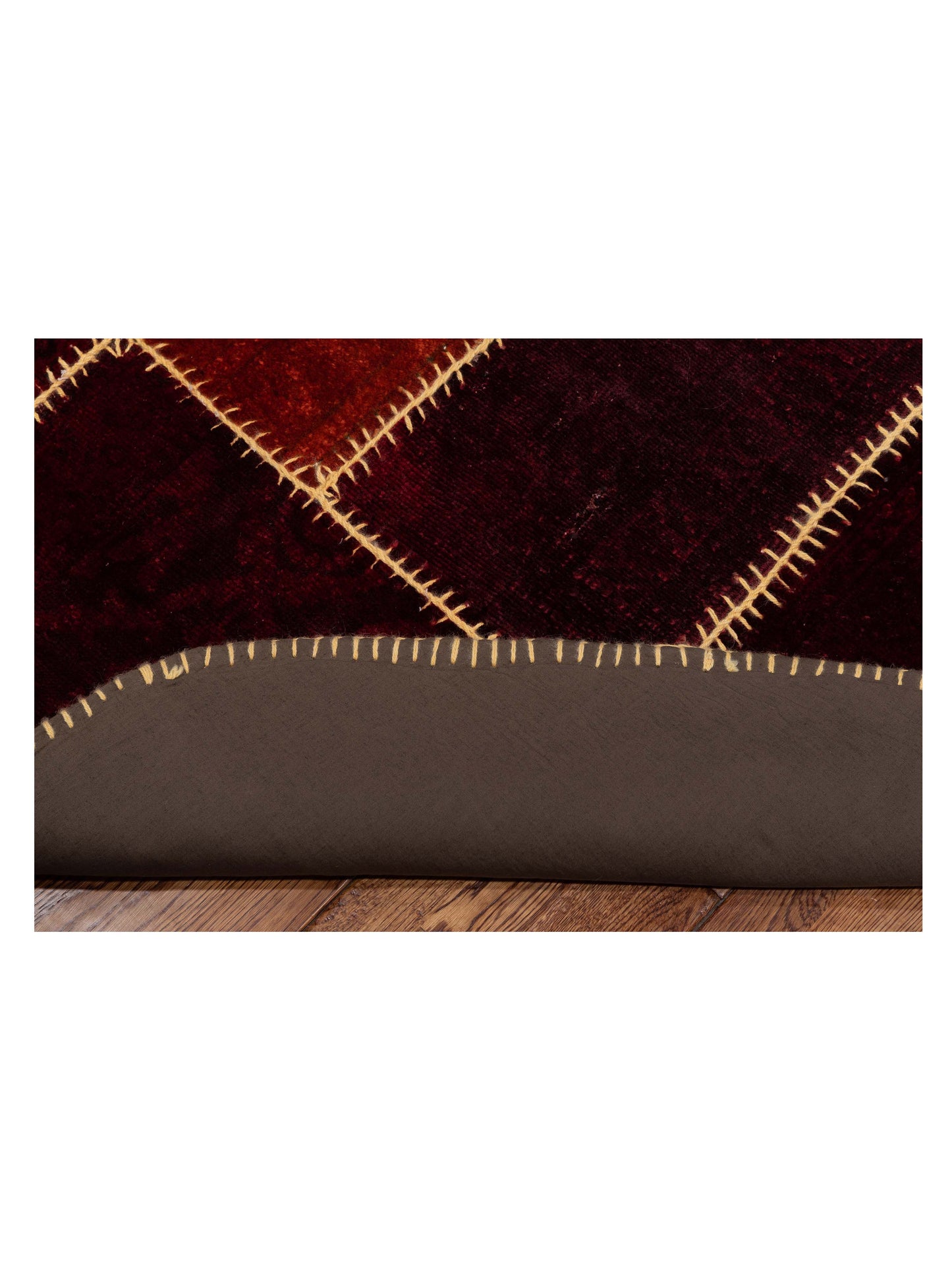 Turkish Vestige Patchwork 114225 Red 9x12 Hand Knotted Rug