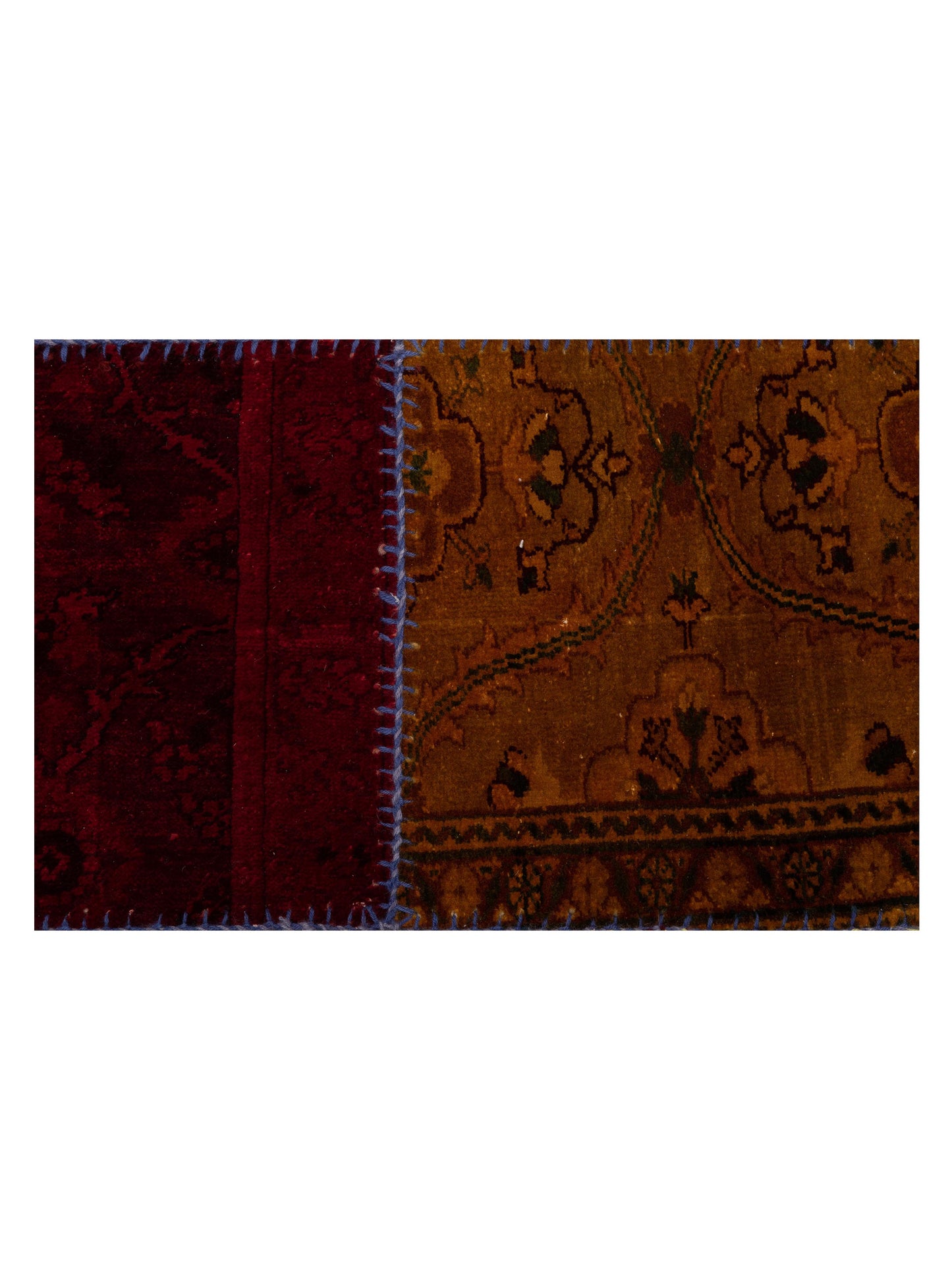 Turkish Vestige Patchwork 114226 Multi 10.6x10.6 Hand Knotted Rug