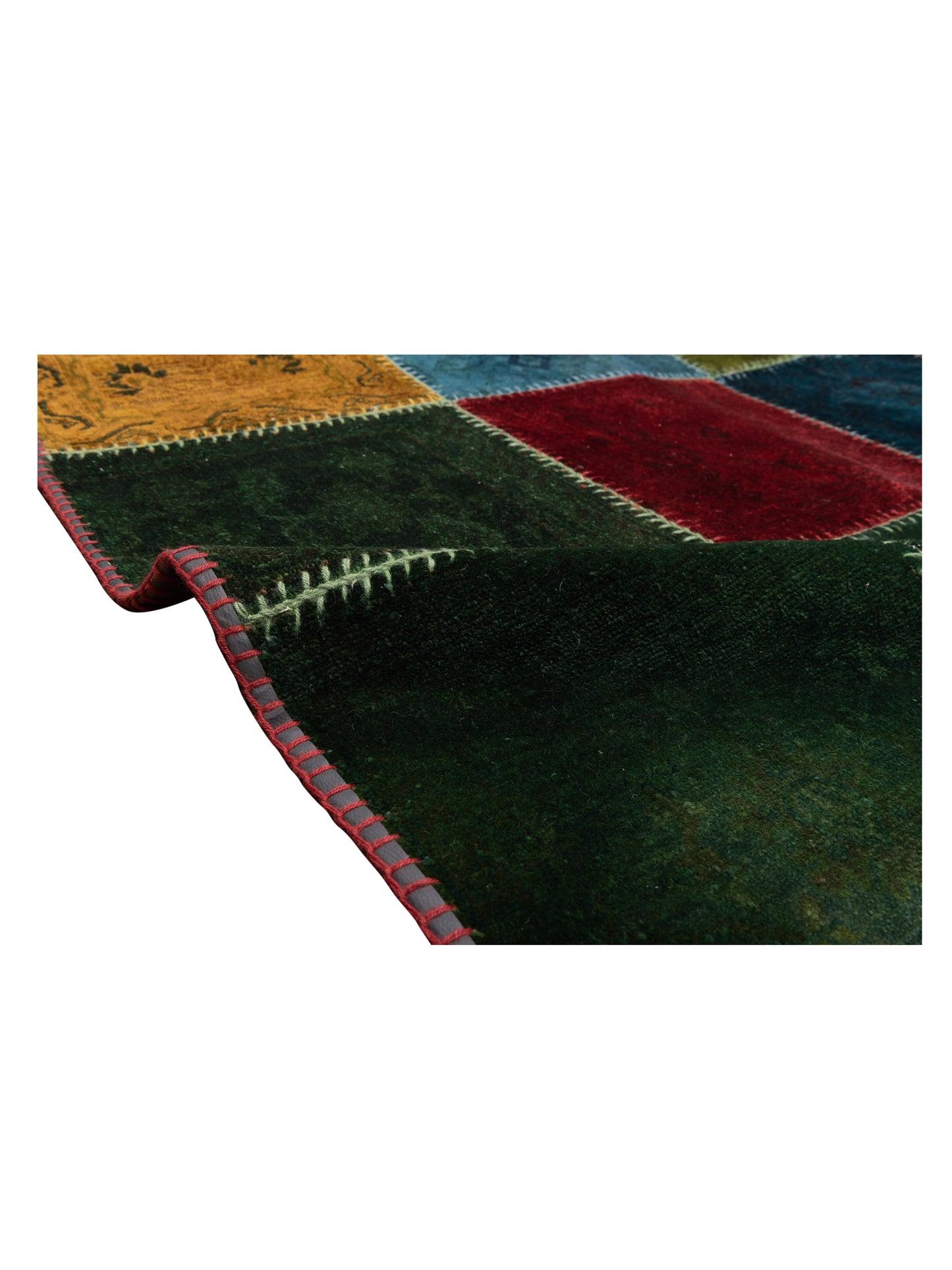 Turkish Vestige Patchwork 114232 Multi 9.6x13.5 Hand Knotted Rug