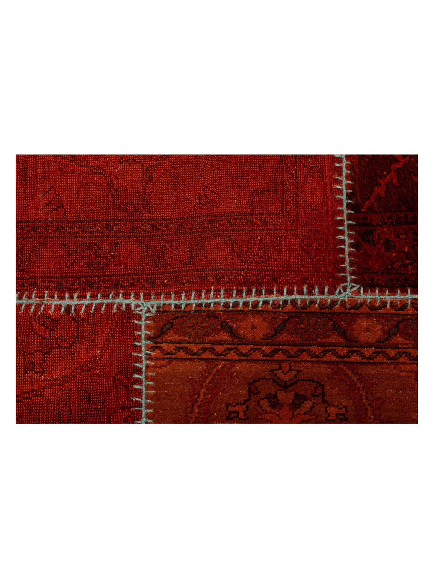 Turkish Vestige Patchwork 114245 Multi 8.7x11.1 Hand Knotted Rug