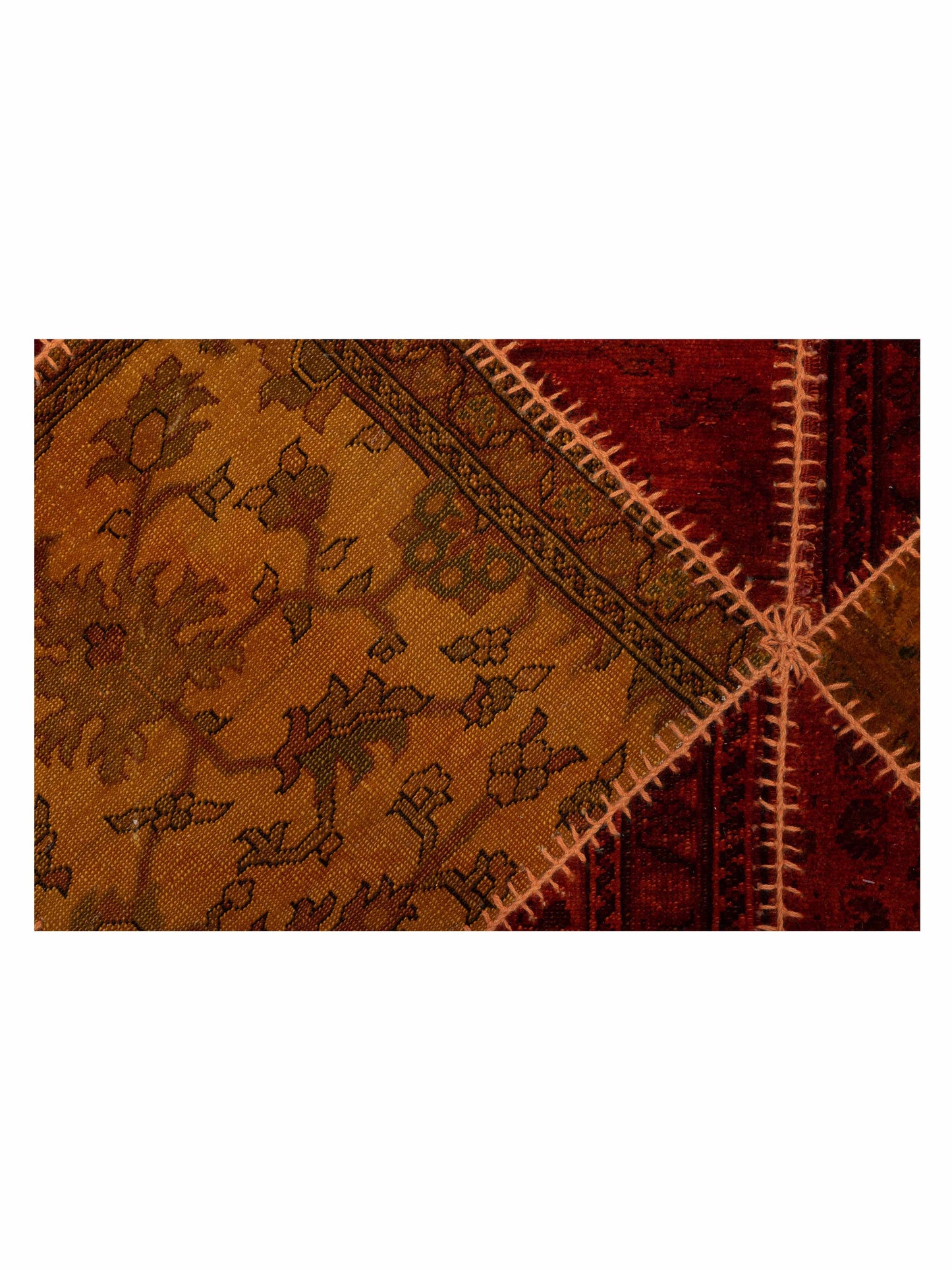 Turkish Vestige Patchwork 114249 Multi 10x10 Hand Knotted Rug