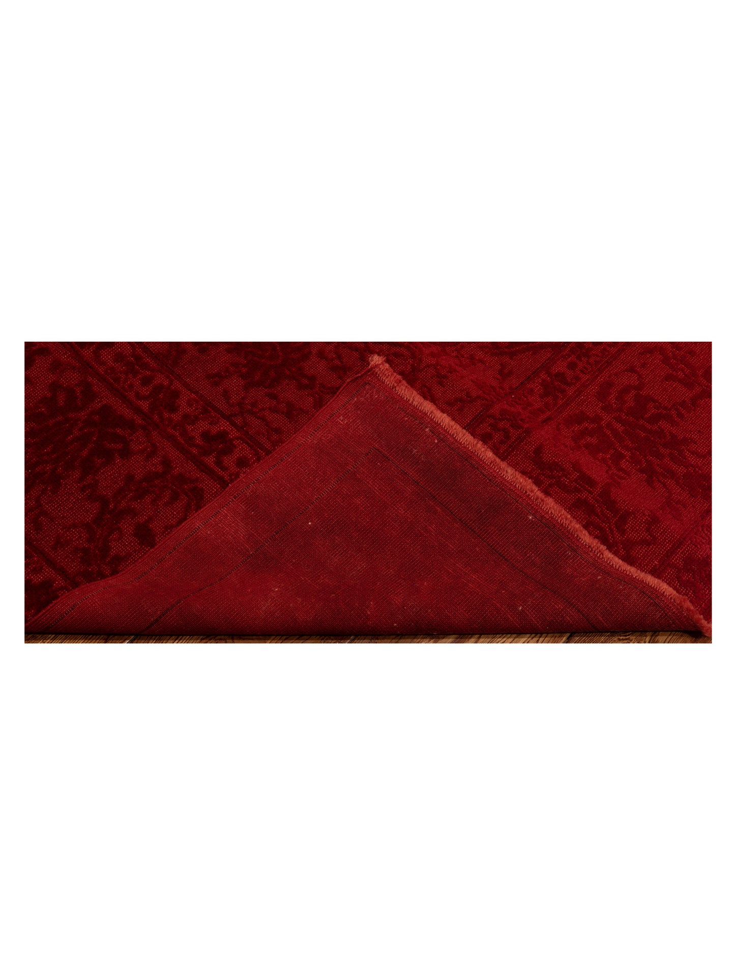 Vintage 114572 Red 8.4x10.3 Hand Knotted Rug