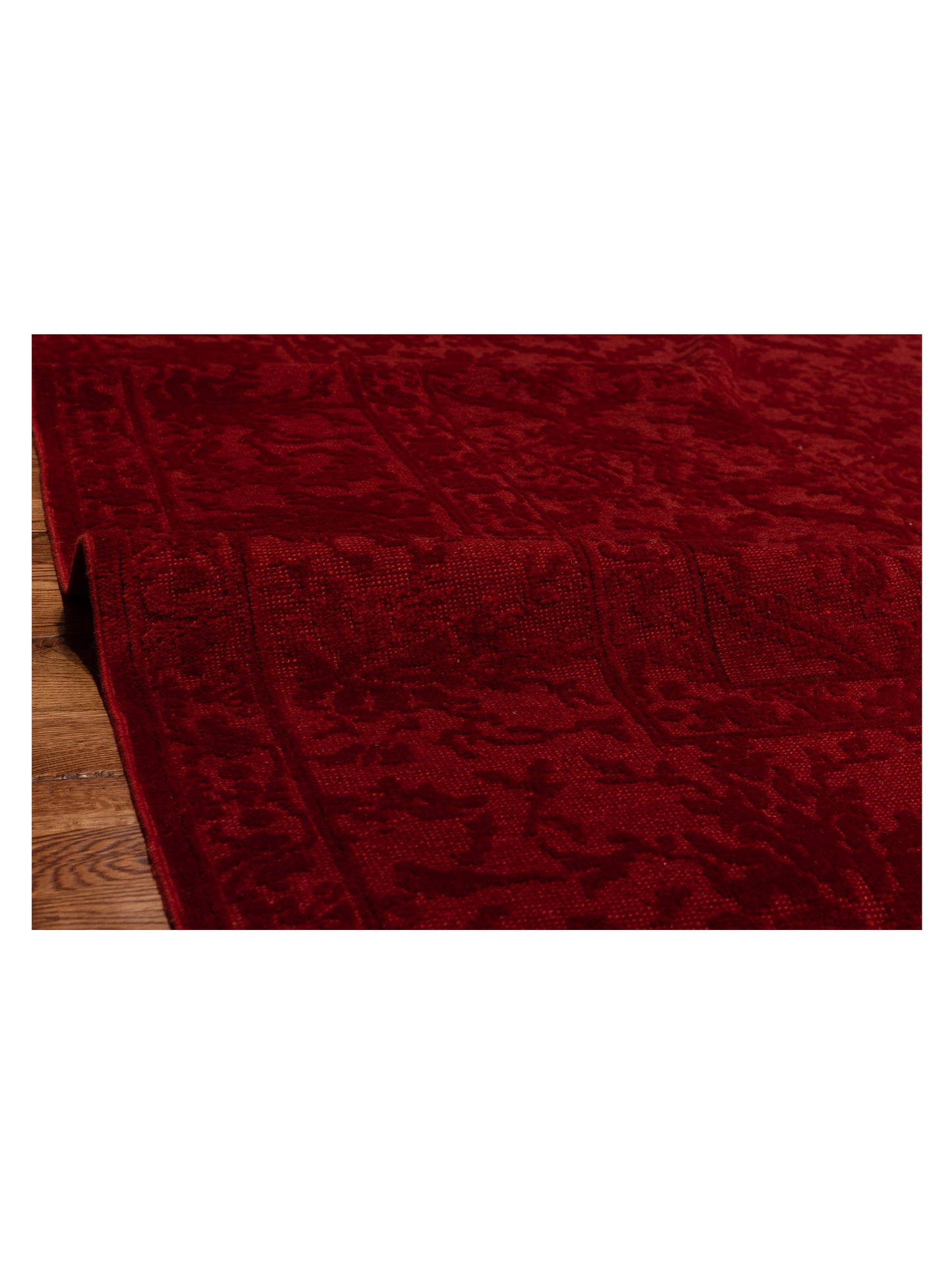 Vintage 114572 Red 8.4x10.3 Hand Knotted Rug