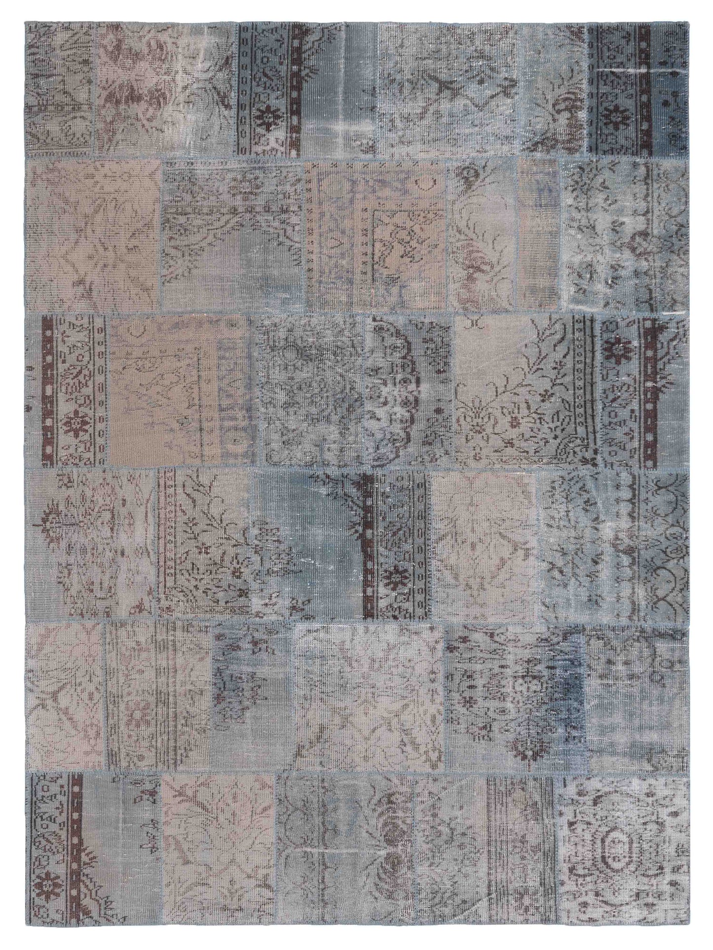 Pasha Turkish Vestige Patchwork Blue Contemporary