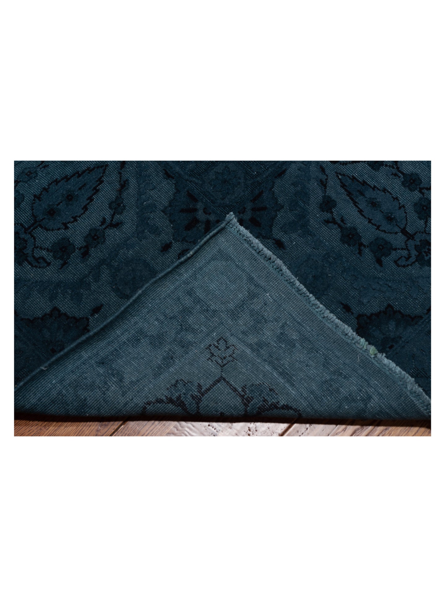 Vintage 114672 Indigo 12.7x15.3 Hand Knotted Rug