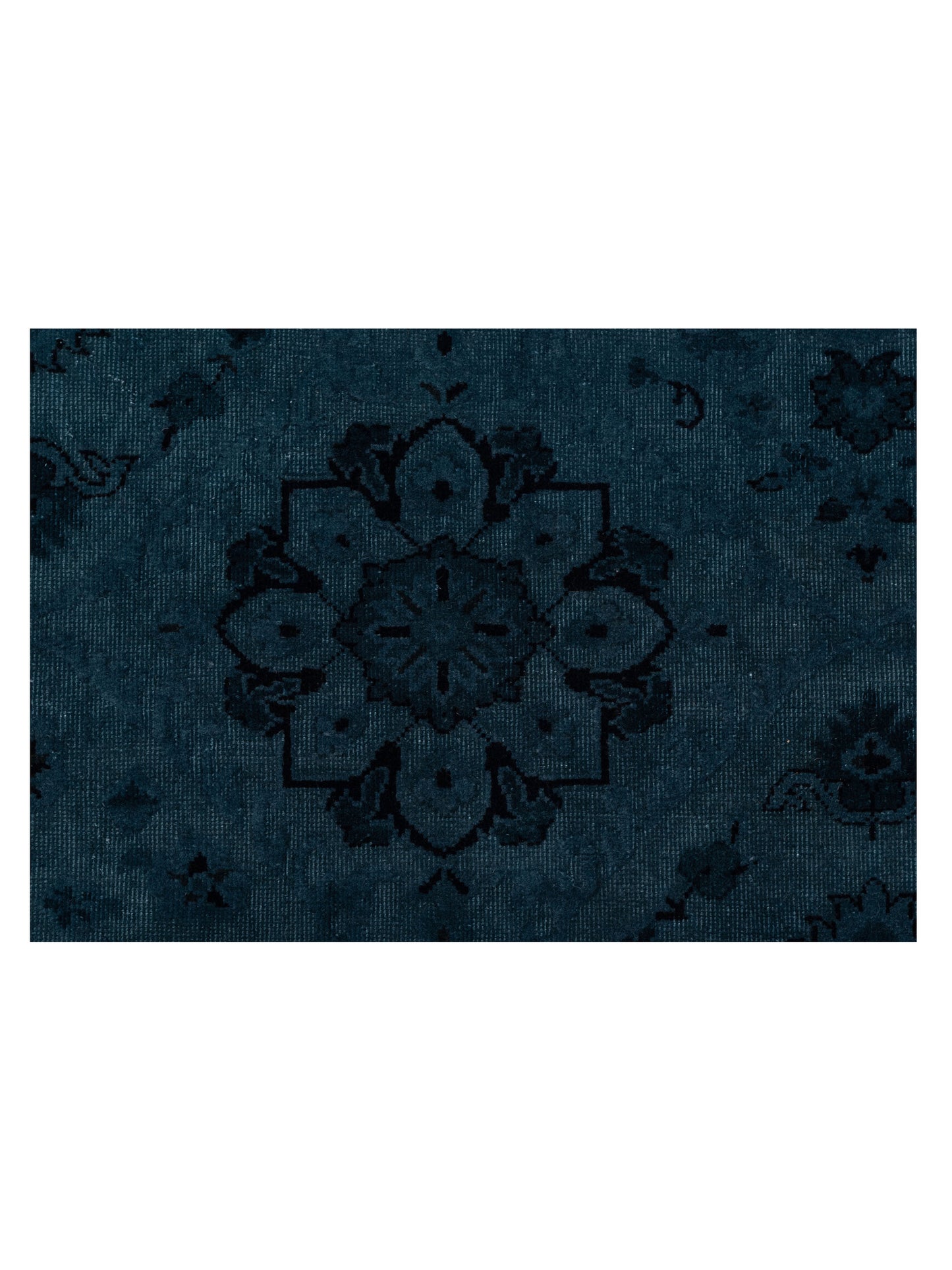 Vintage 114672 Indigo 12.7x15.3 Hand Knotted Rug