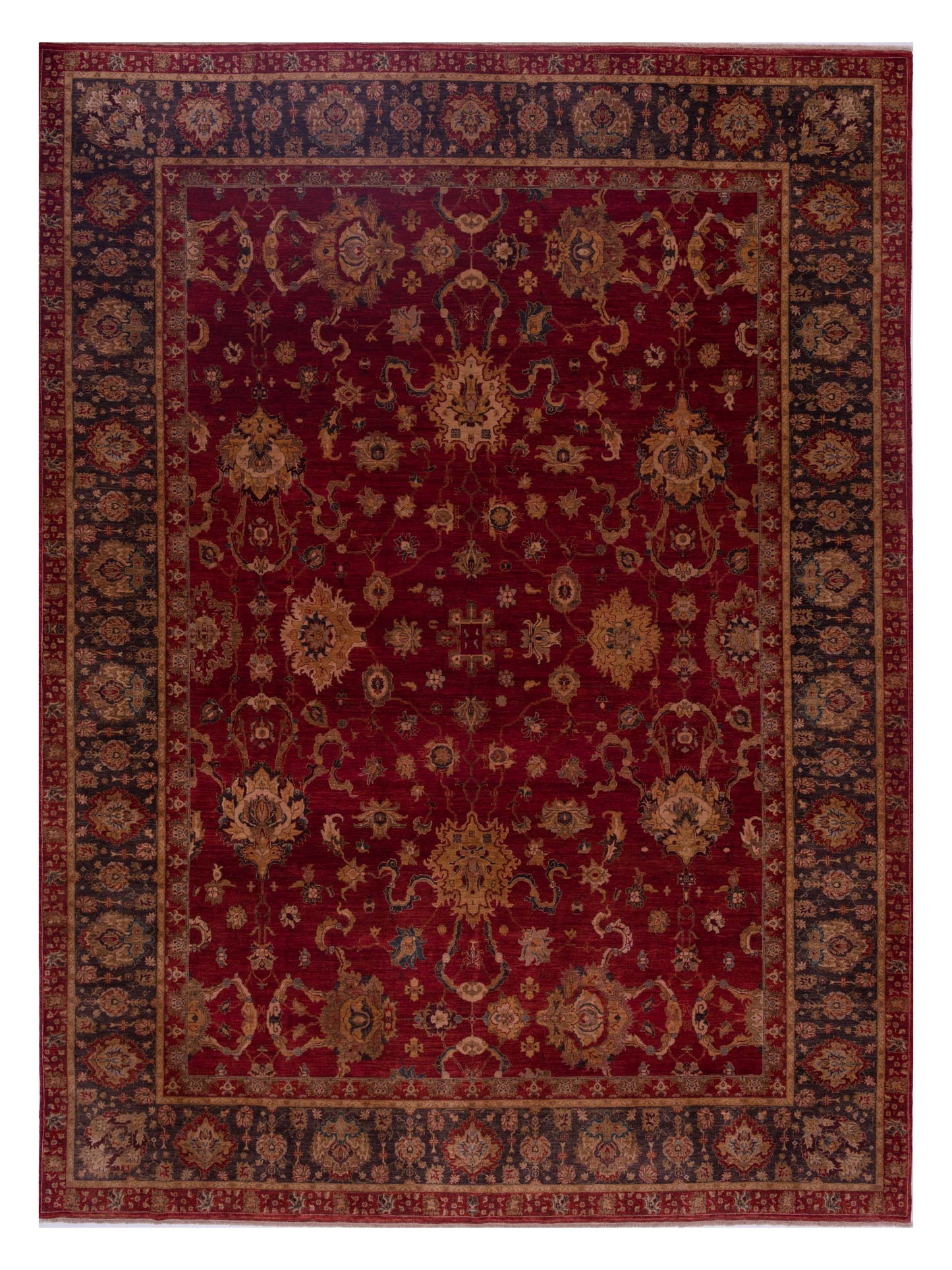 Pasha Firuze Red Charcoal Traditional