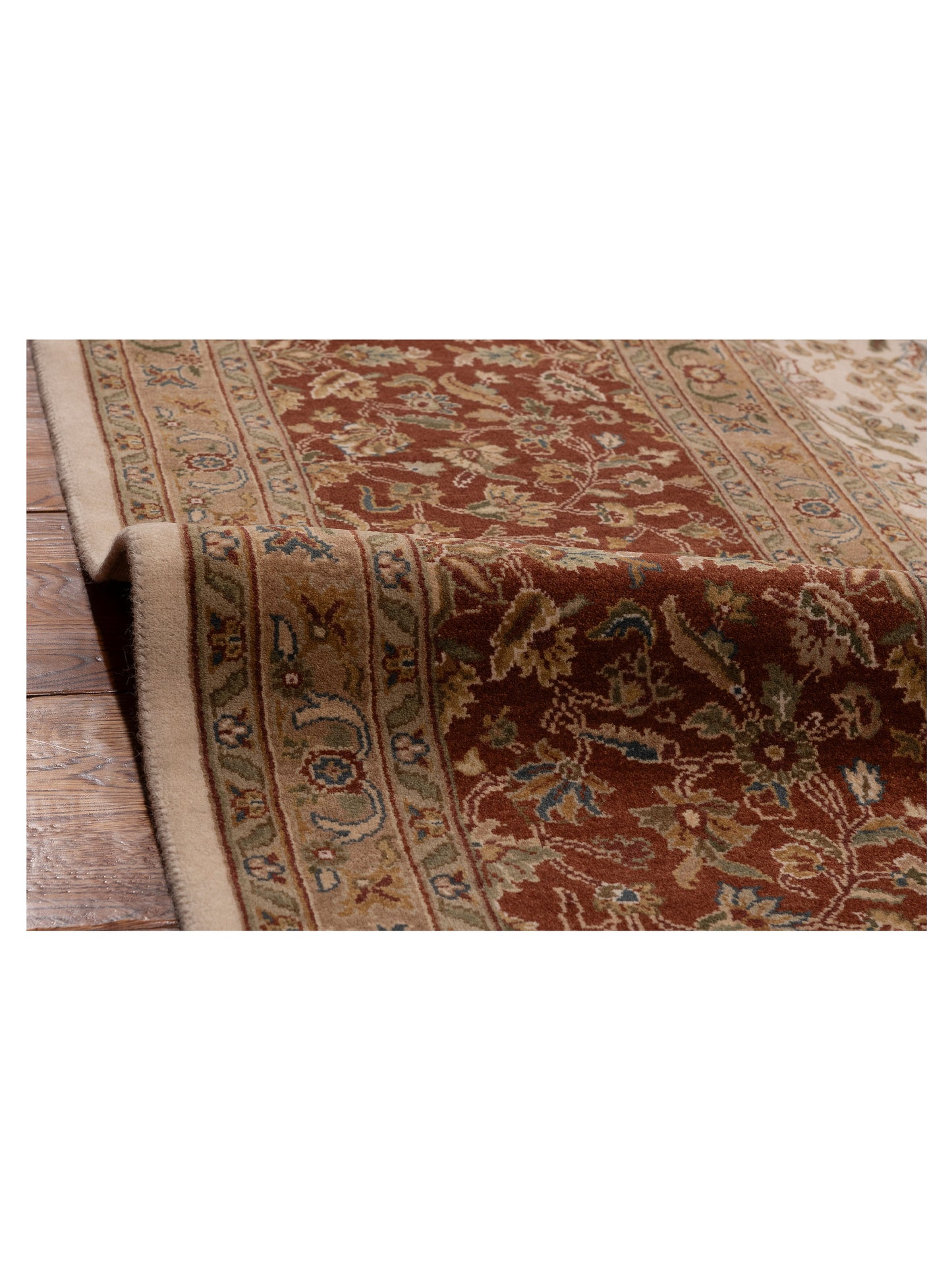 Empire 114729 Ivory Brick 10.1x13.9 Hand Knotted Rug