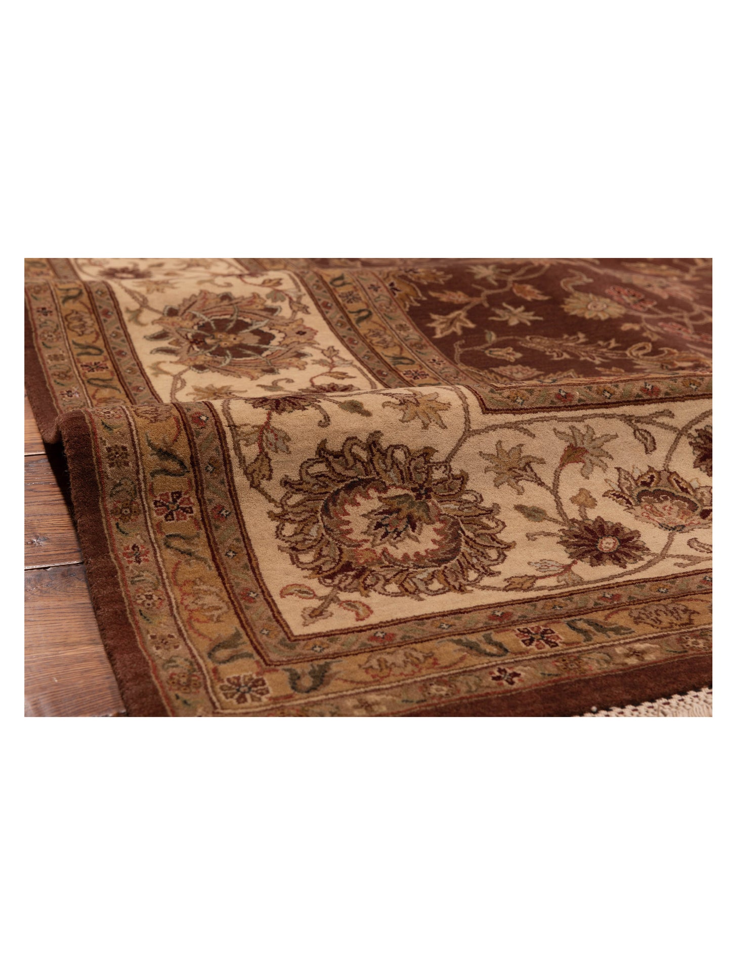 Empire 114732 Brown Ivory 8.8x11.8 Hand Knotted Rug