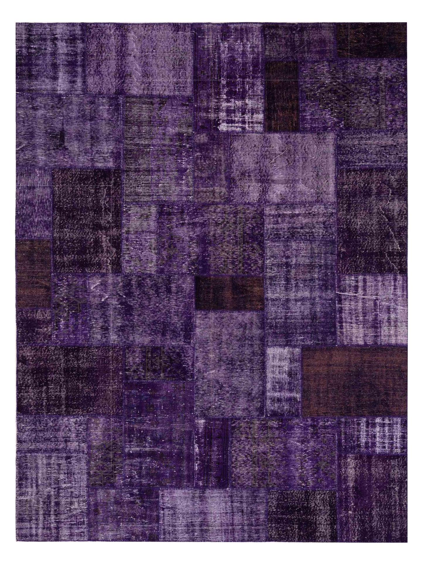 Pasha Turkish Vestige Patchwork Purple Contemporary