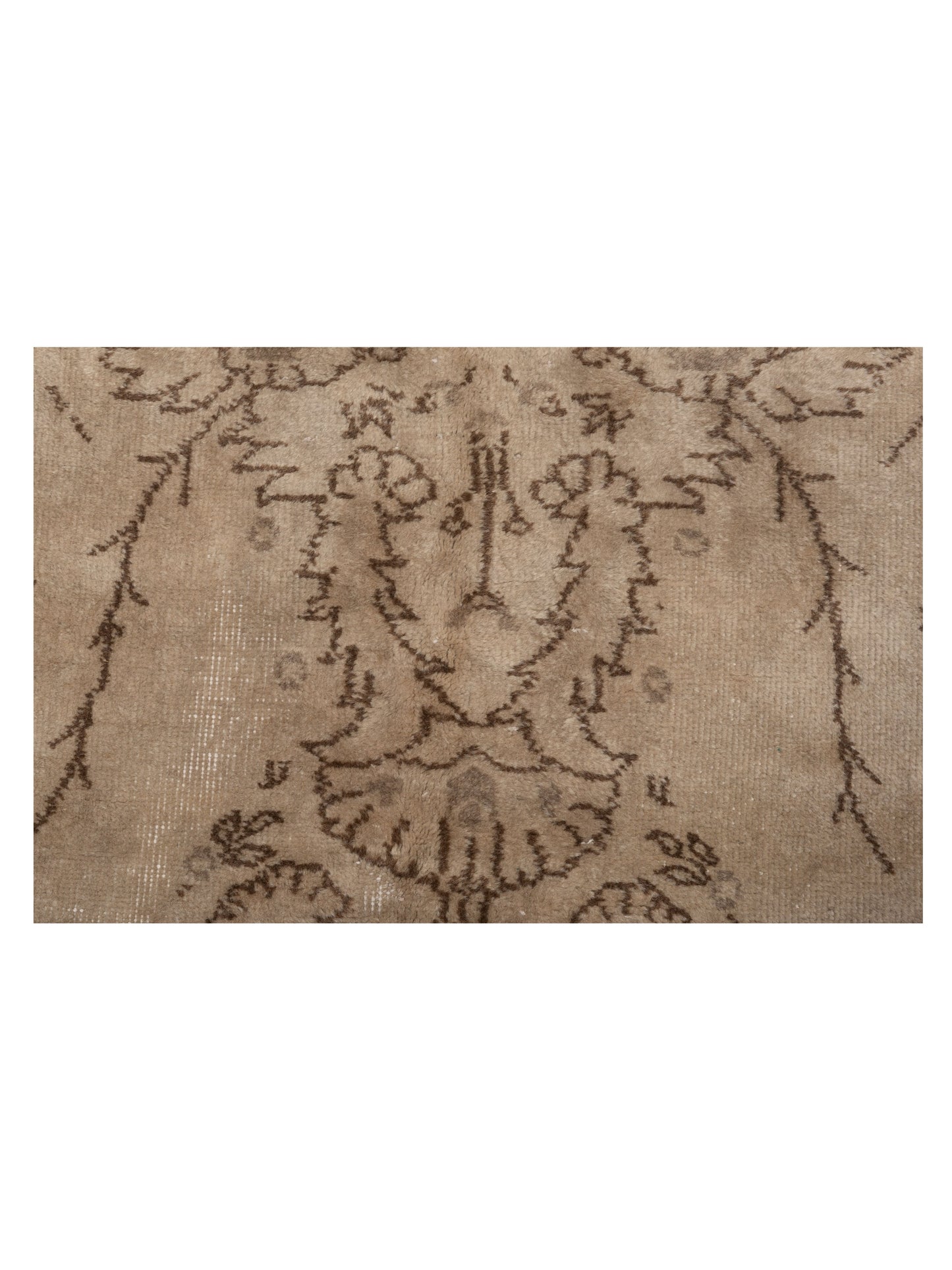 Vintage 114971 Silver 7.2x11 Hand Knotted Rug