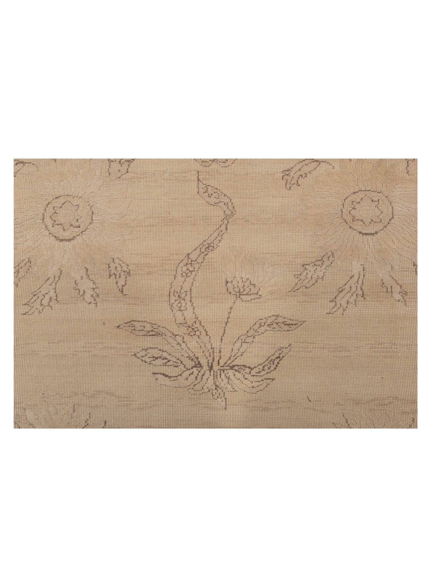 Vintage 114981 Ivory 9.1x12.8 Hand Knotted Rug