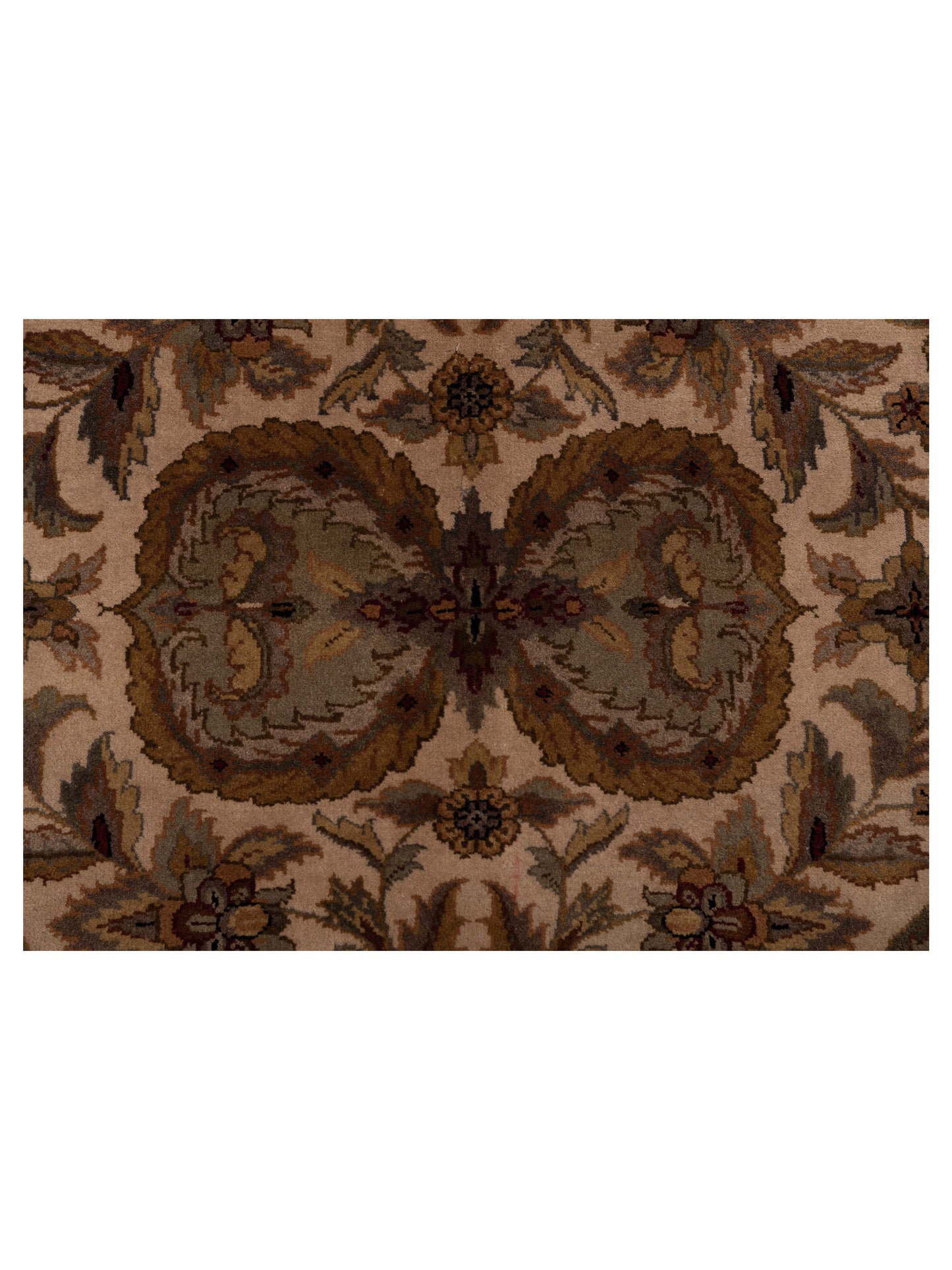 Ghazani 115012 Plum Gold 8x10 Hand Knotted Rug