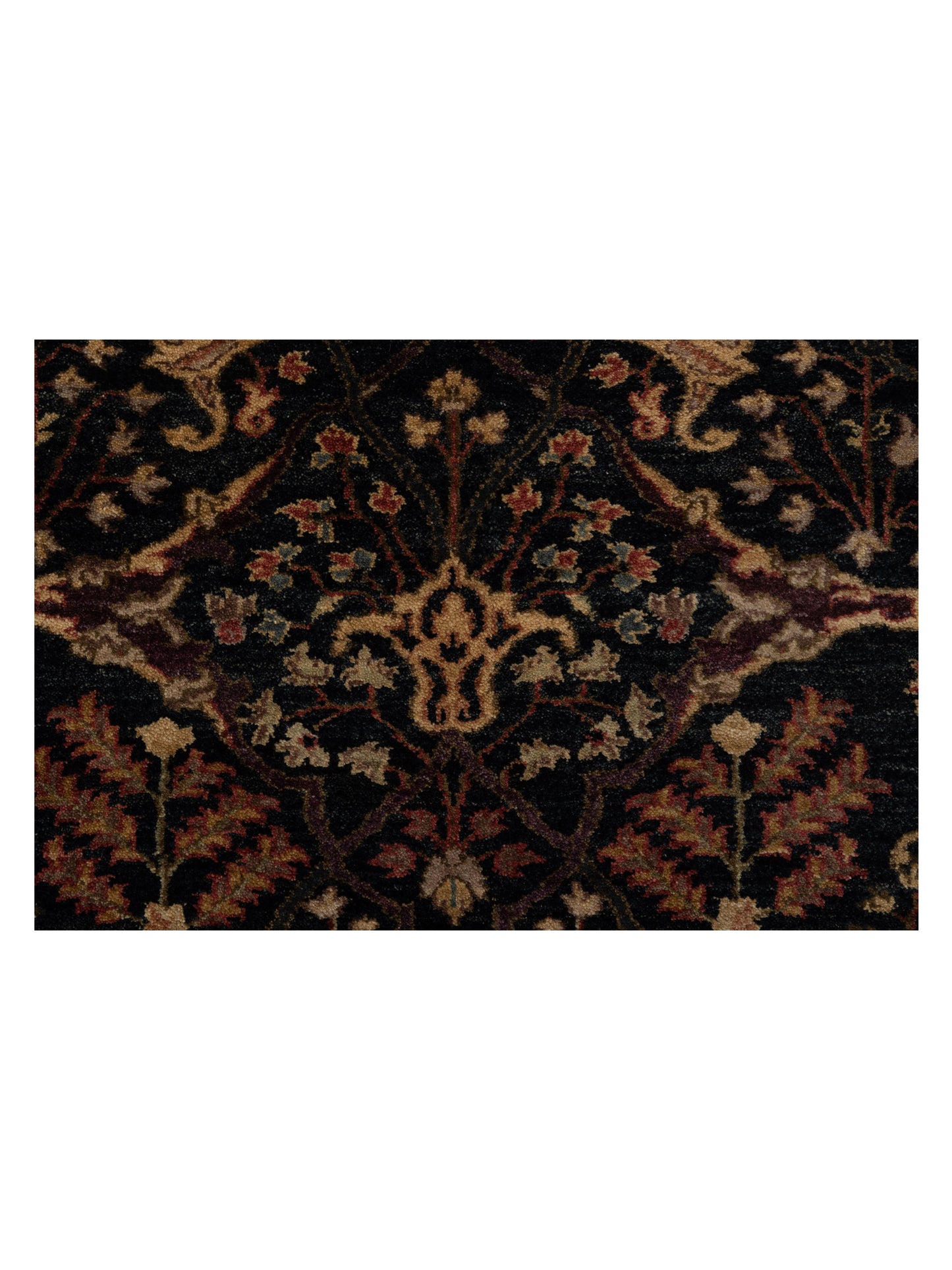 Platinum 115019 Navy Silver 8.2x9.9 Hand Knotted Rug