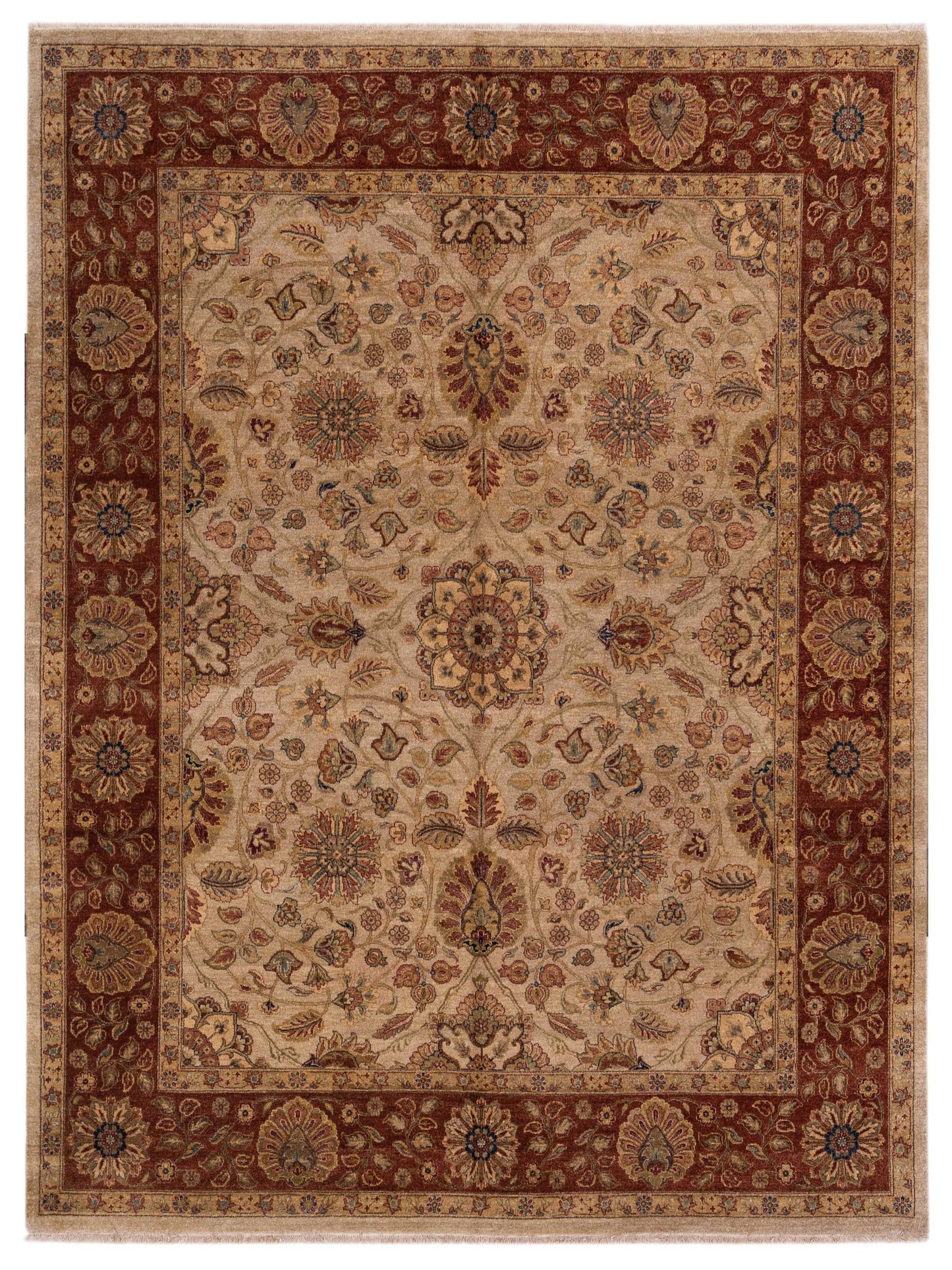 Rajpur Ghazani Beige Rust Transitional