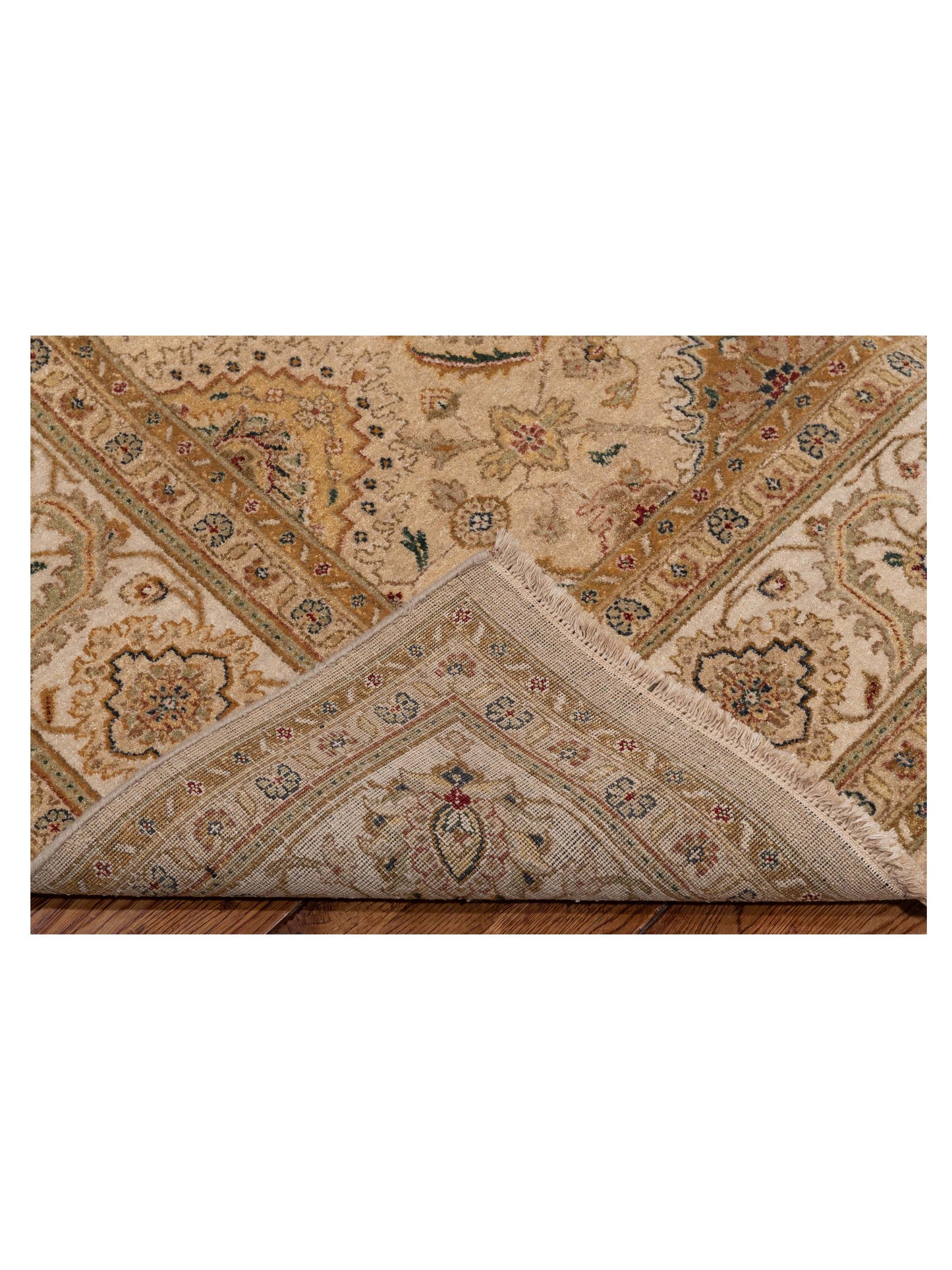 Platinum 115028 Camel Ivory 8x9.11 Hand Knotted Rug