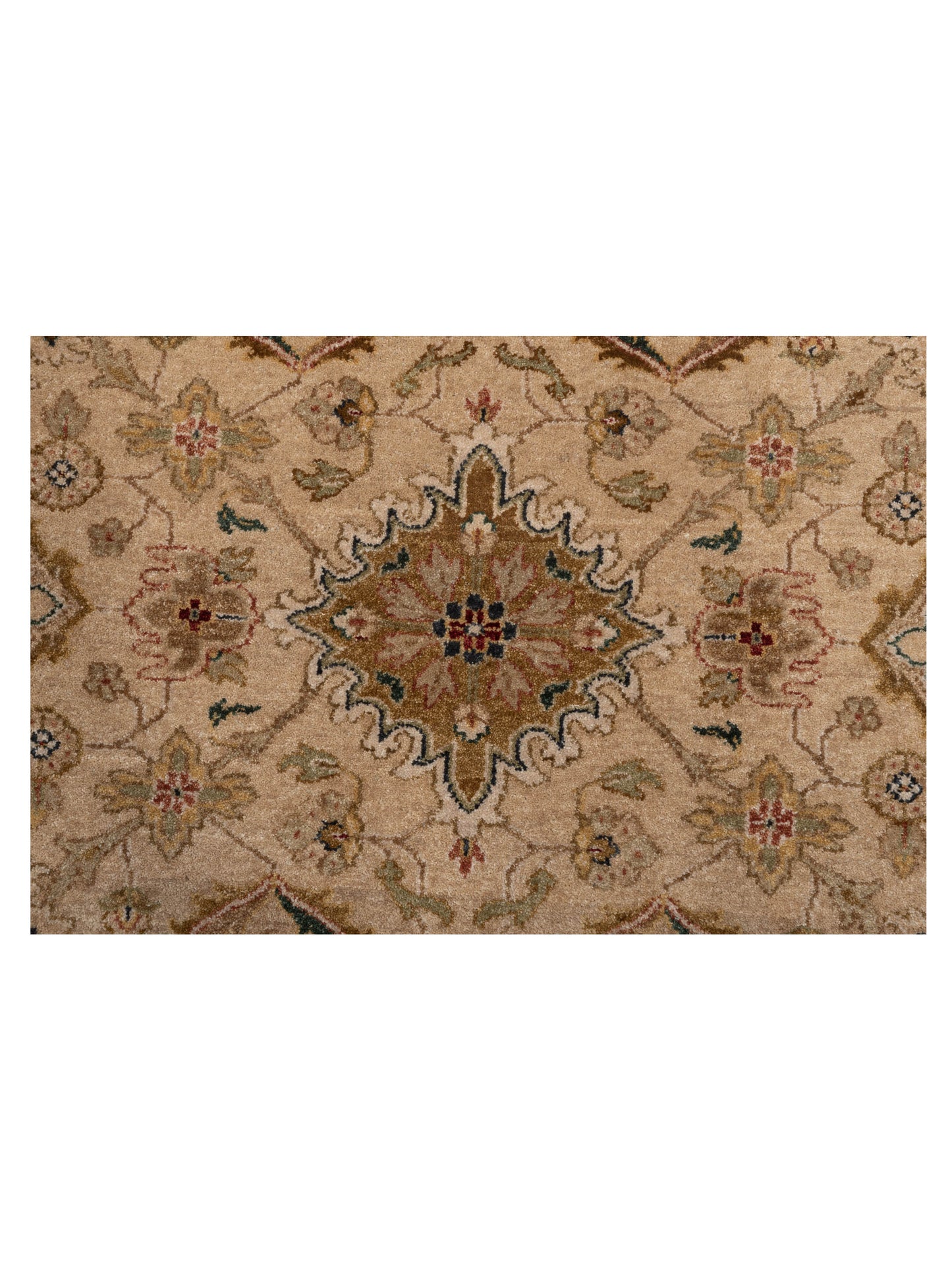 Platinum 115028 Camel Ivory 8x9.11 Hand Knotted Rug