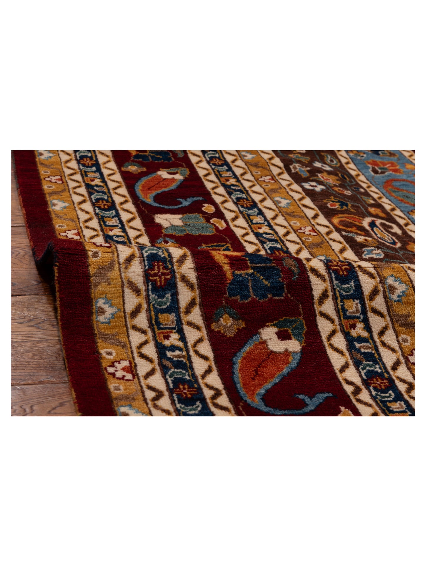 Shawl 115042 Multi Multi 8.7x11.4 Hand Knotted Rug